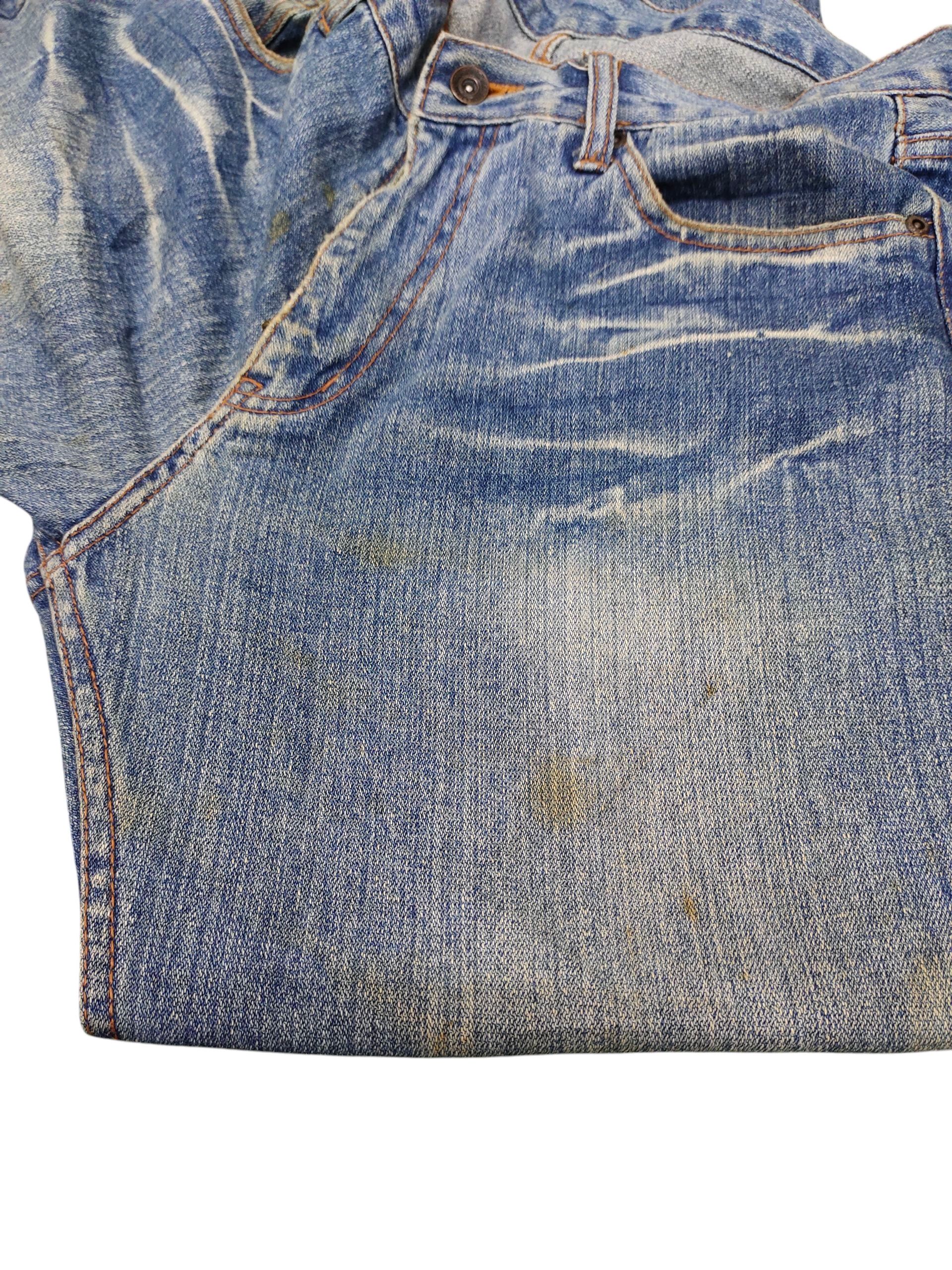Comme des Garcons × Undercover Nylaus Japan Patchwork Distress Rusty Denim Jeans Size US 32 / EU 48 - 14 Thumbnail