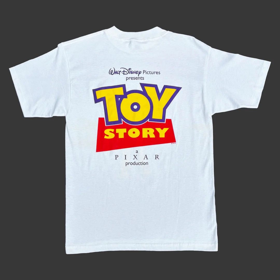 Vintage Toy Story 1995 90s Vintage Movie Promo Disney Pixar T-Shirt Size US M / EU 48-50 / 2 - 2 Thumbnail