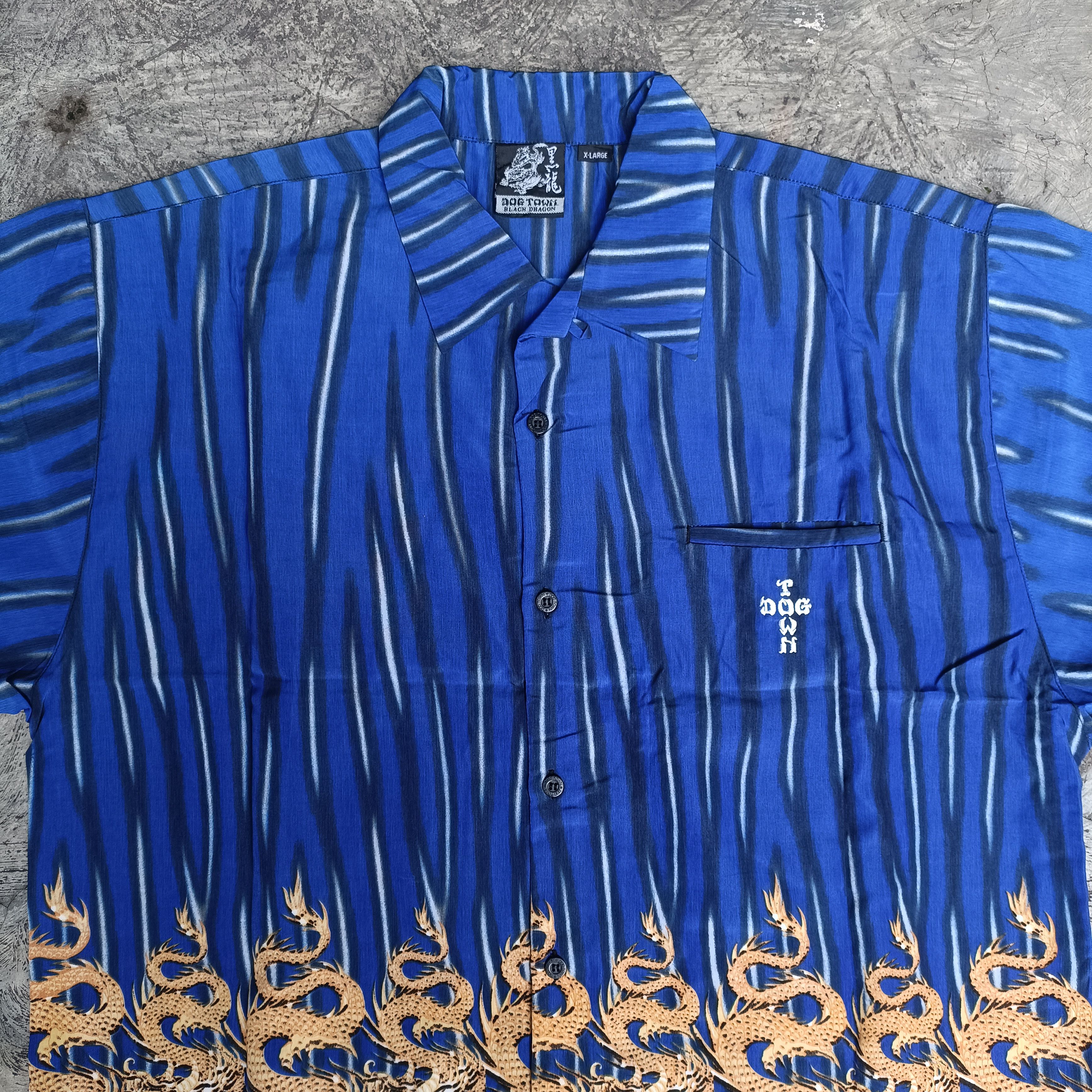 Vintage Vintage Dog Town Hawaiian Shirt Rockabilly Design Low Rider Size US XL / EU 56 / 4 - 6 Thumbnail