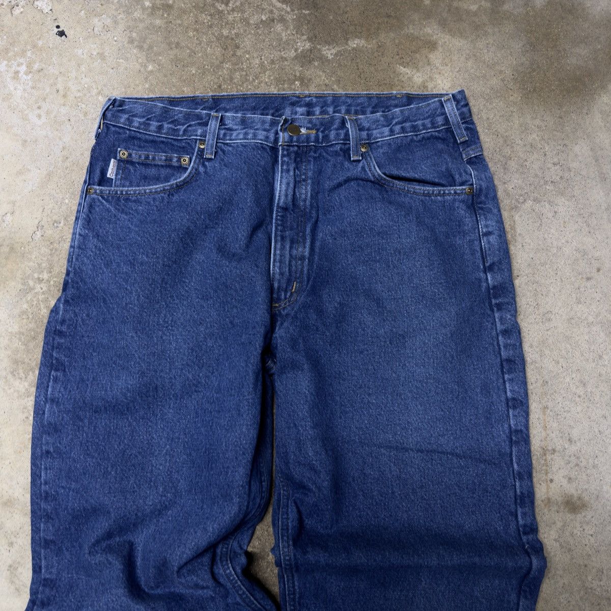 Carhartt VINTAGE CARHARTT BLANKET LINED DENIM WORK JEANS 36x30 Size US 36 / EU 52 - 6 Thumbnail