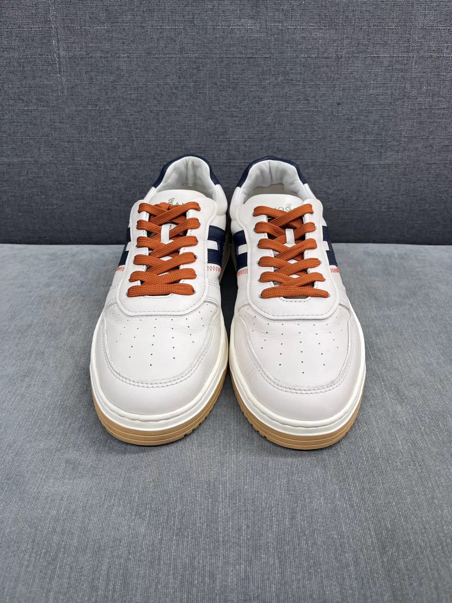 Hogan HOGAN H630 Casual Sneakers Tan Jianci Size 10/44.5 99 New Size US 10 / EU 43 - 2 Thumbnail