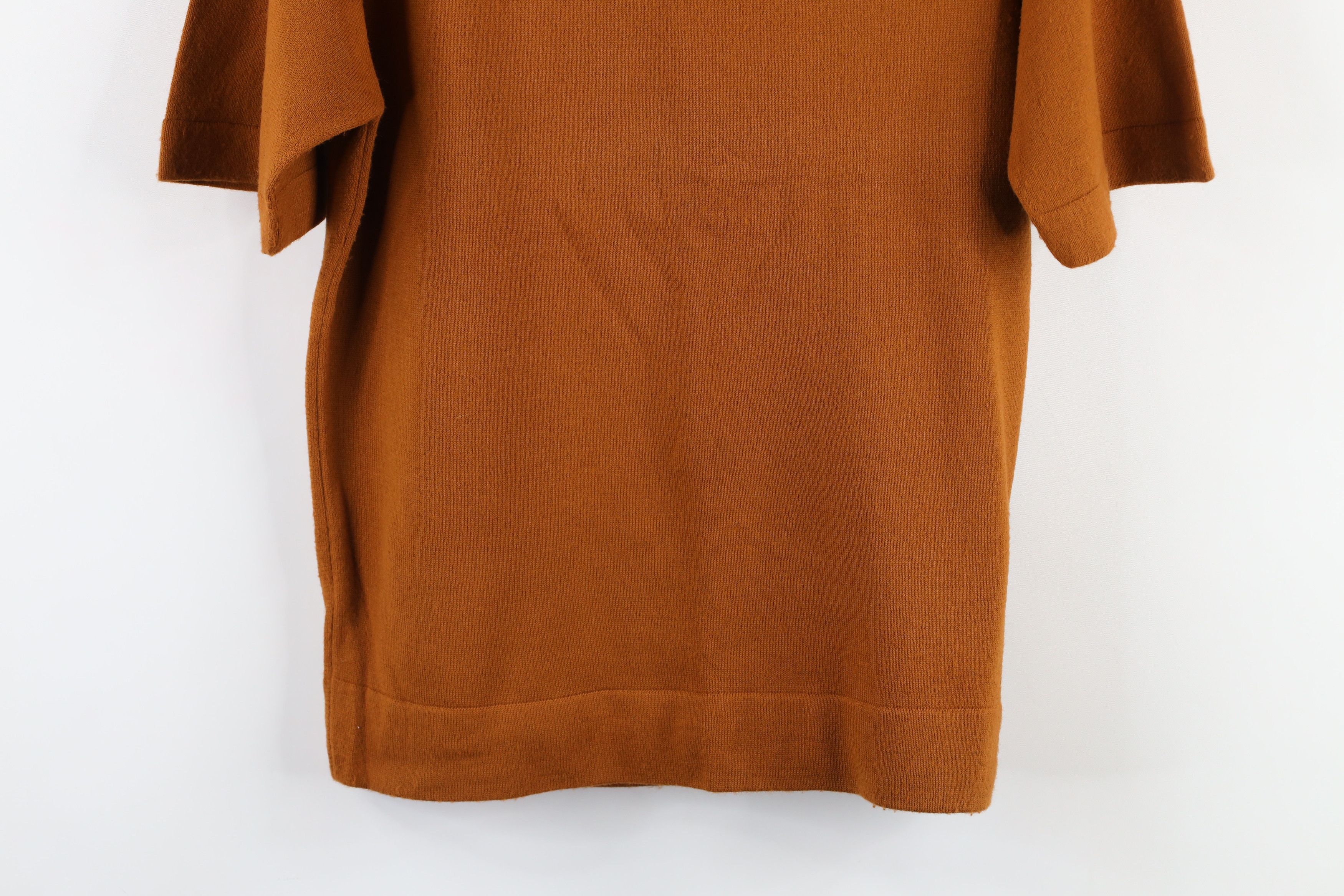 Vintage Vintage 50s 60s Streetwear Short Sleeve Sweater Brown USA Size US S / EU 44-46 / 1 - 3 Thumbnail