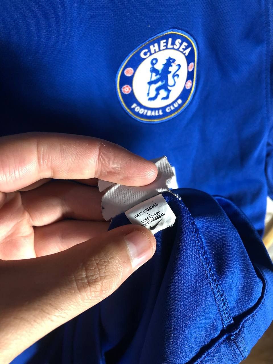 Nike × Vintage VERY RARE NIKE FC CHELSEA LONDON ENGLAND SOCCER JERSEY Y2K Size US L / EU 52-54 / 3 - 6 Thumbnail