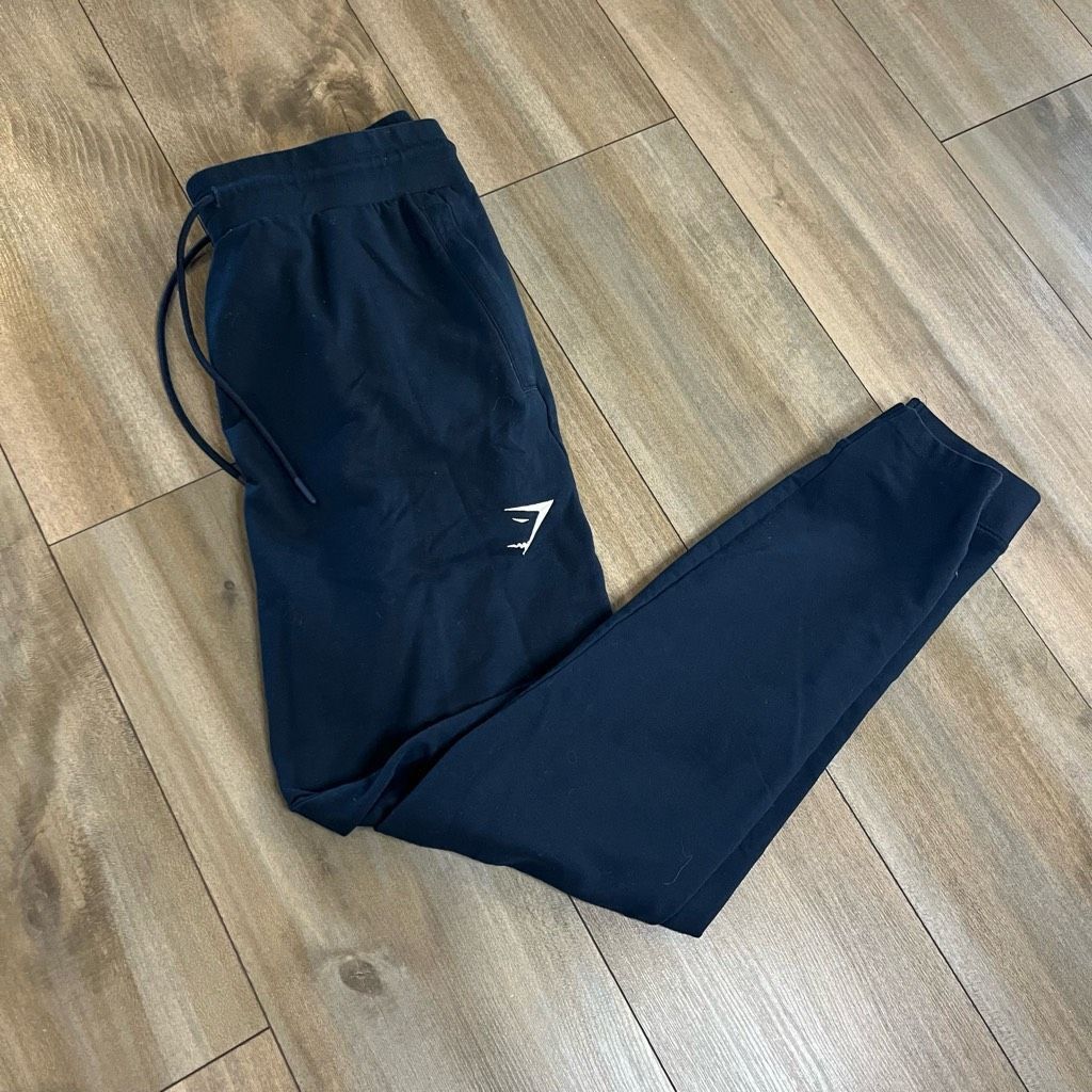 Gymshark Gymshark Navy Athletic Workout Joggers Men Large Bin J-27 Size US 40 / EU 56 - 1 Thumbnail