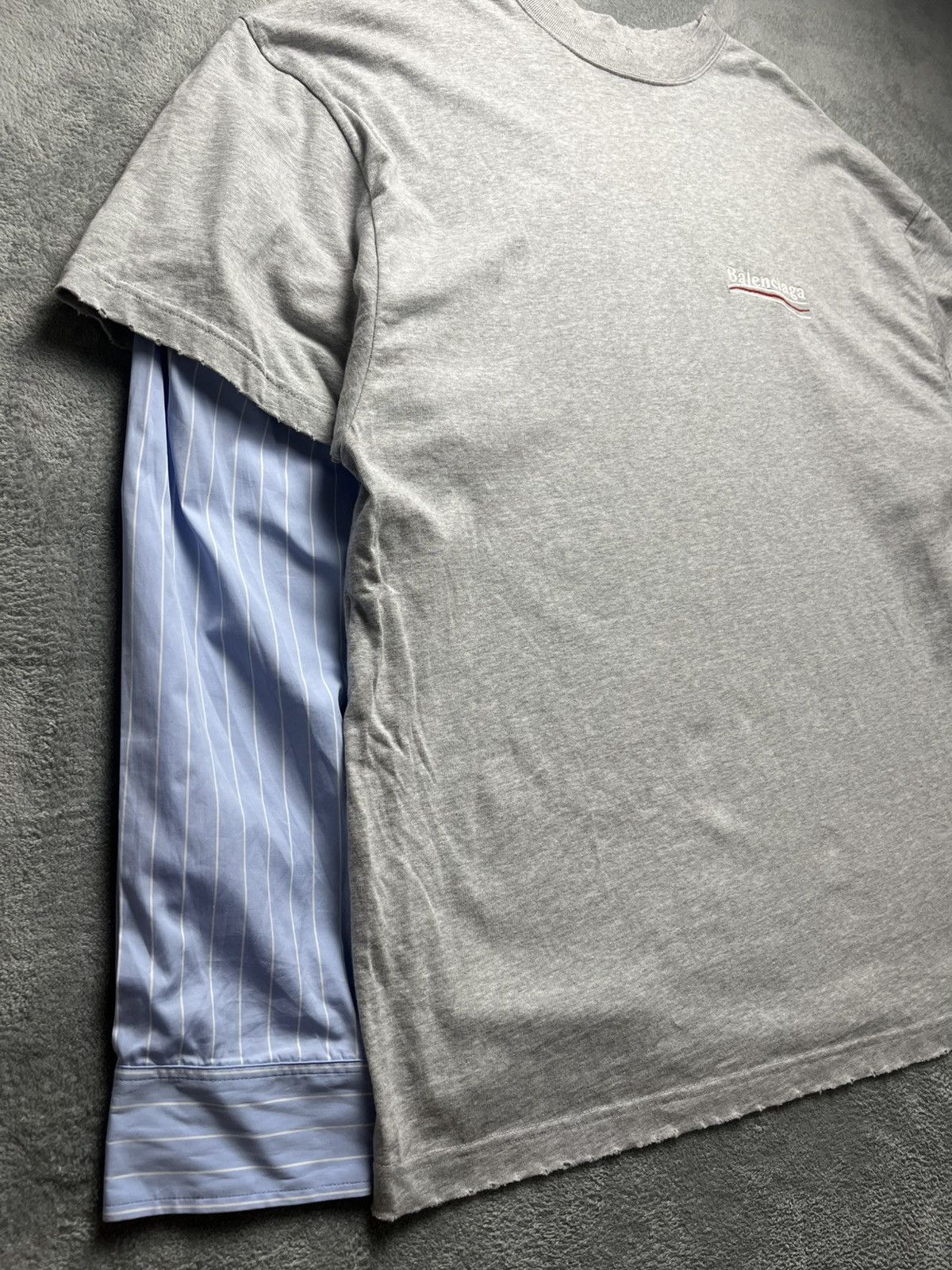 Balenciaga Balenciaga - SS/21 Political Campaign Layered Longsleeve Size US S / EU 44-46 / 1 - 5 Thumbnail