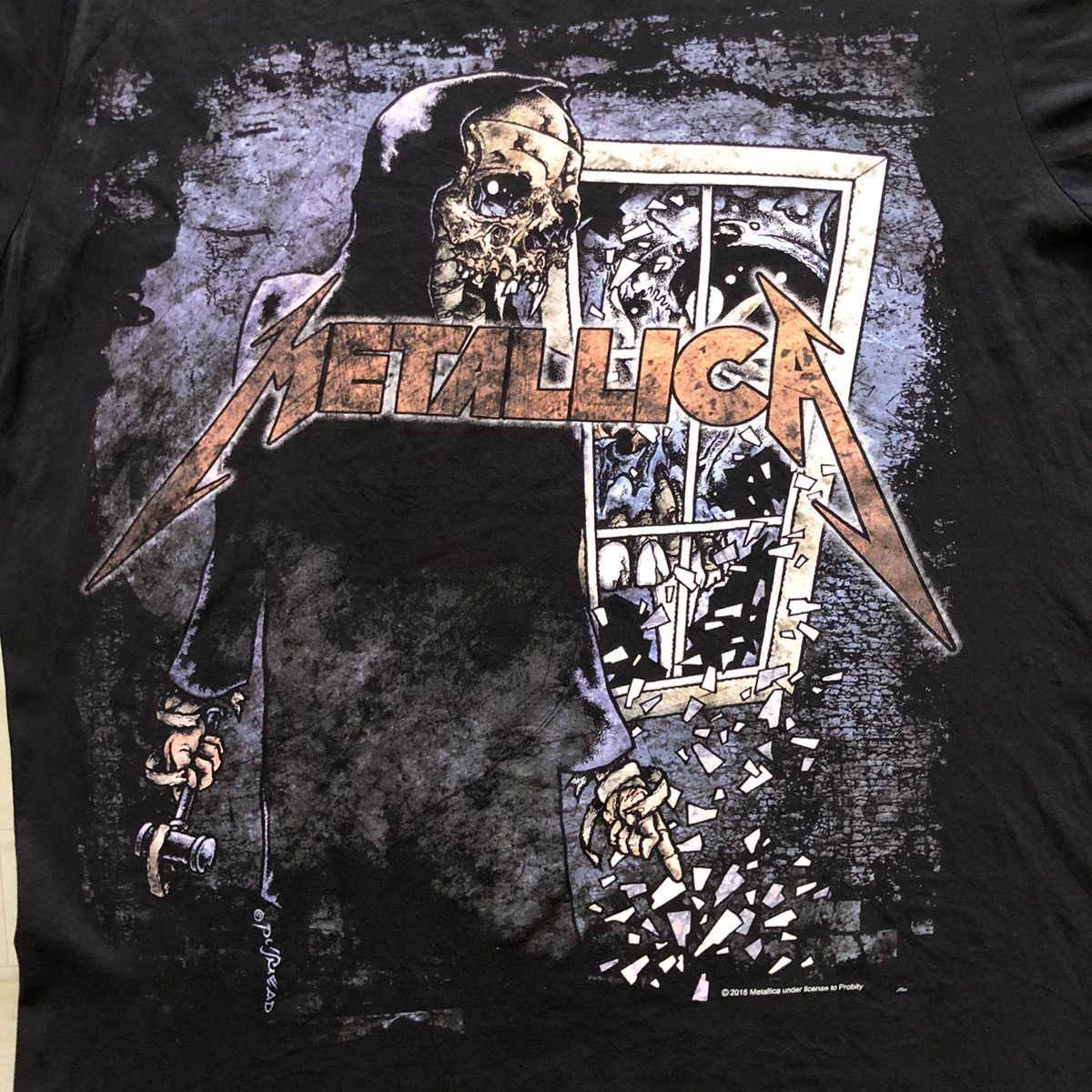 Band Tees × Metallica Metallica Pushead Tee Size US XL / EU 56 / 4 - 4 Thumbnail