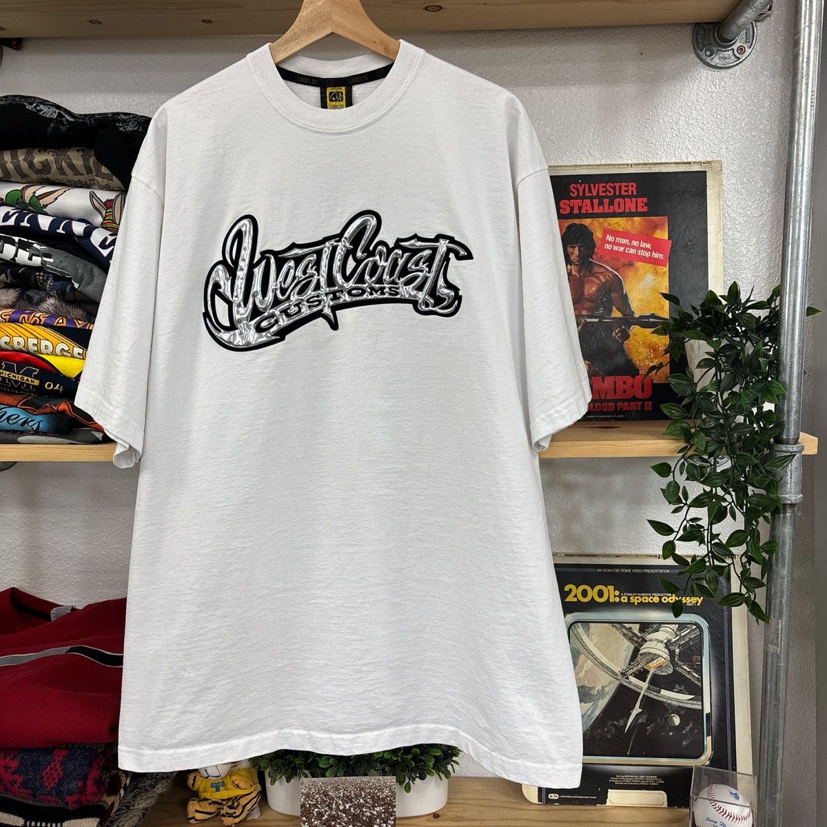 Vintage Vintage West Coast Customs T-shirt Size US XL / EU 56 / 4 - 2 Thumbnail