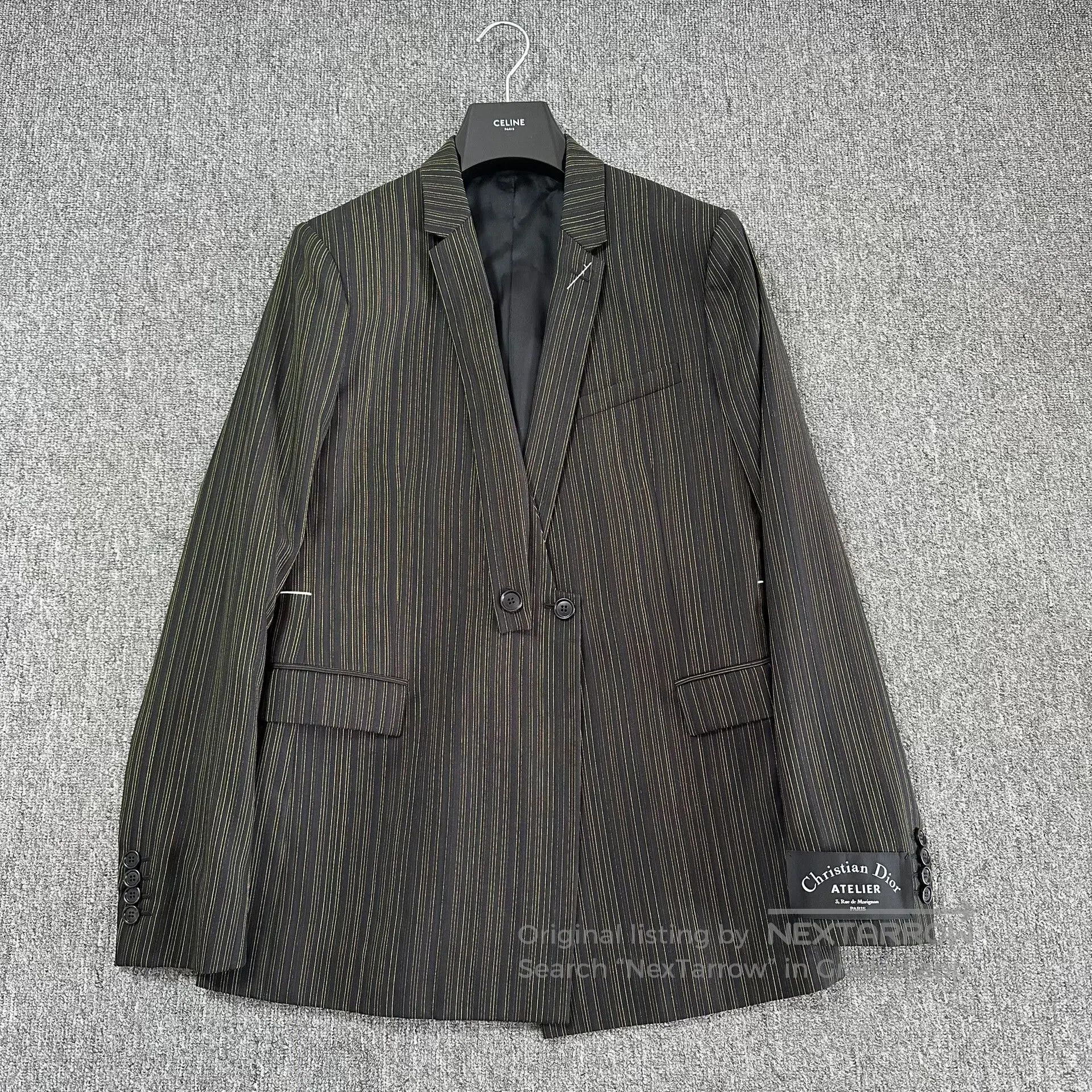 Dior Dior Homme 2018FW Silver Thread Sleeve Patch Suit. Size US L / EU 52-54 / 3 - 1 Thumbnail
