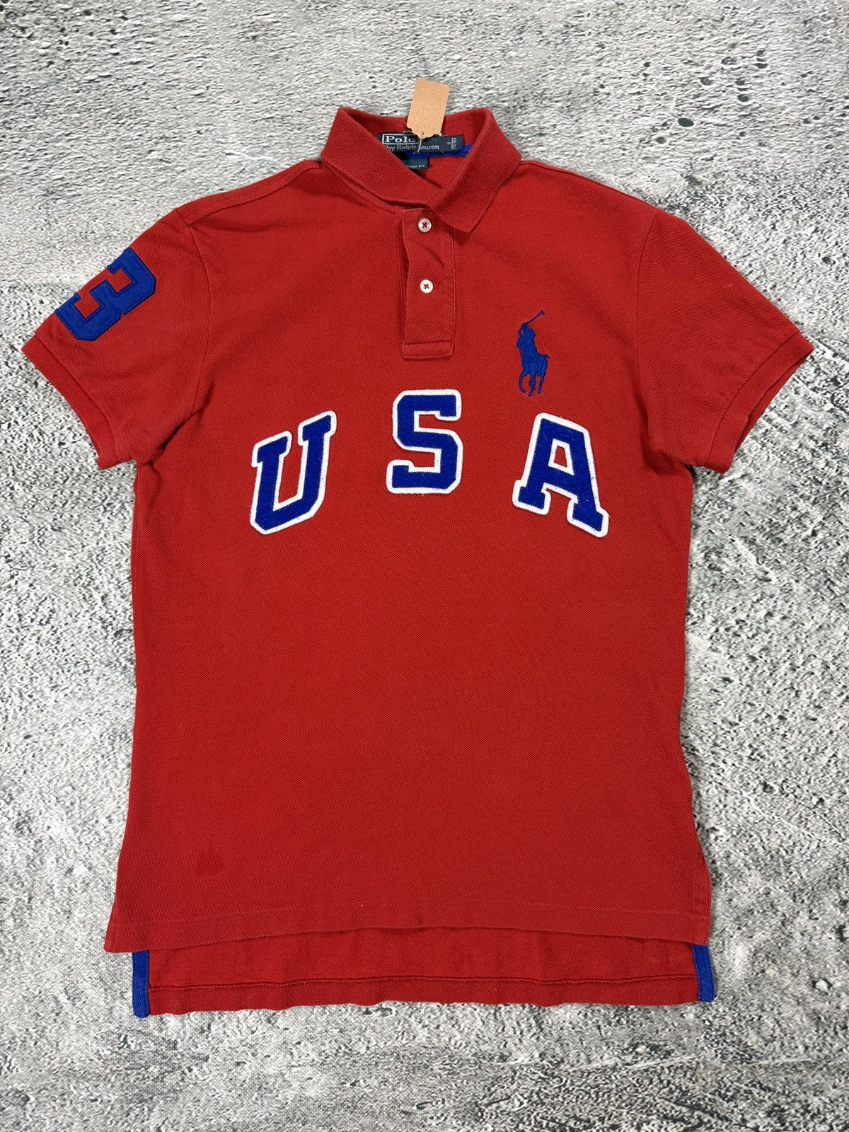 Ralph Lauren Chief Keef Polo Ralph Lauren red USA big pony Size US S / EU 44-46 / 1 - 1 Thumbnail