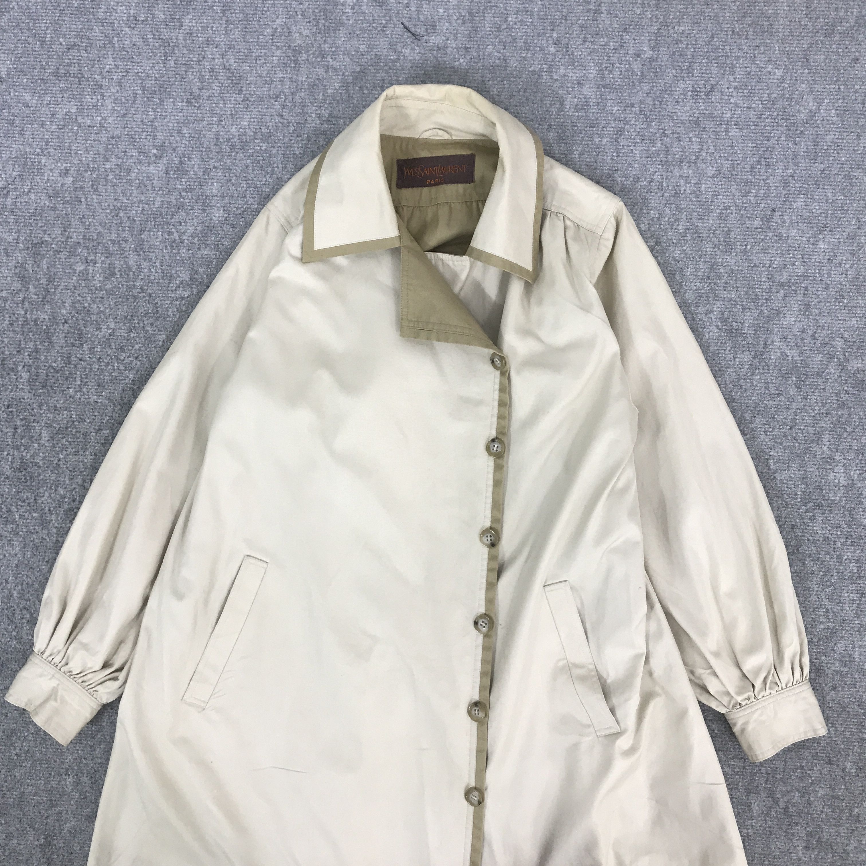 Yves Saint Laurent YVES SAINT LAURENT LONG BUTTON JACKET K73B2 Size US L / EU 52-54 / 3 - 2 Thumbnail