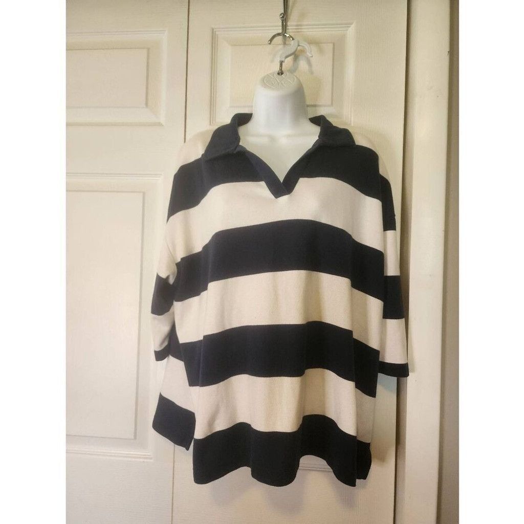 Other Dressbarn Striped Shirt Size 3XL / US 20-22 - 1 Thumbnail