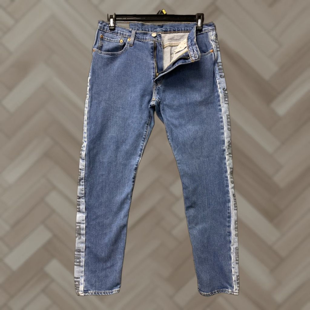 Levi's Levi's Hi Ball Jeans Mens 33x30 Slim Fit Blue Denim Zip Solid Cotton Pants Jeans Mens Size US 30 / EU 46 - 1 Thumbnail