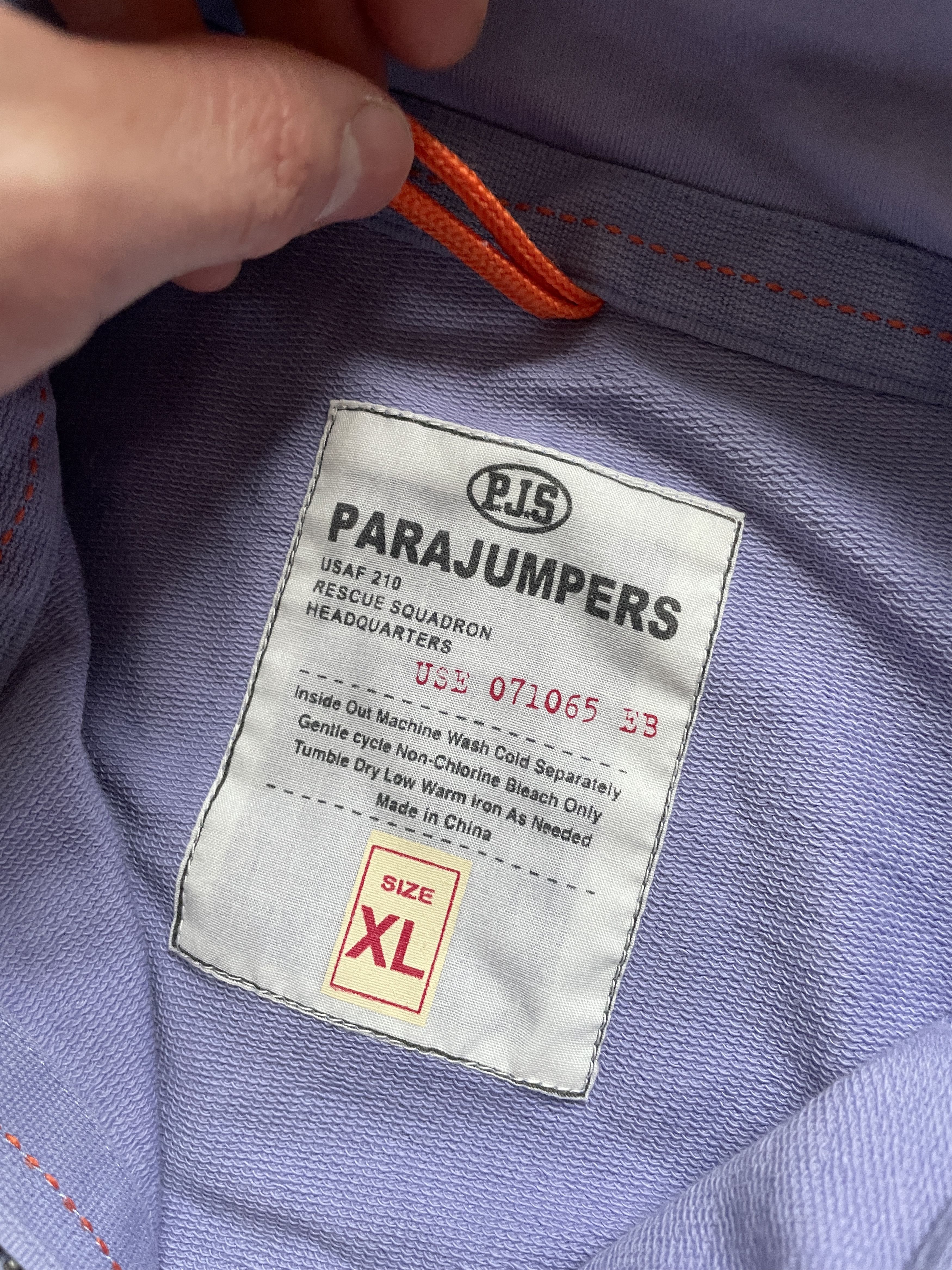 Other PARAJUMPERS LIGHT PURPLE ZIP TRACK TOP OUTDOOR Size XL / US 12-14 / IT 48-50 - 5 Thumbnail