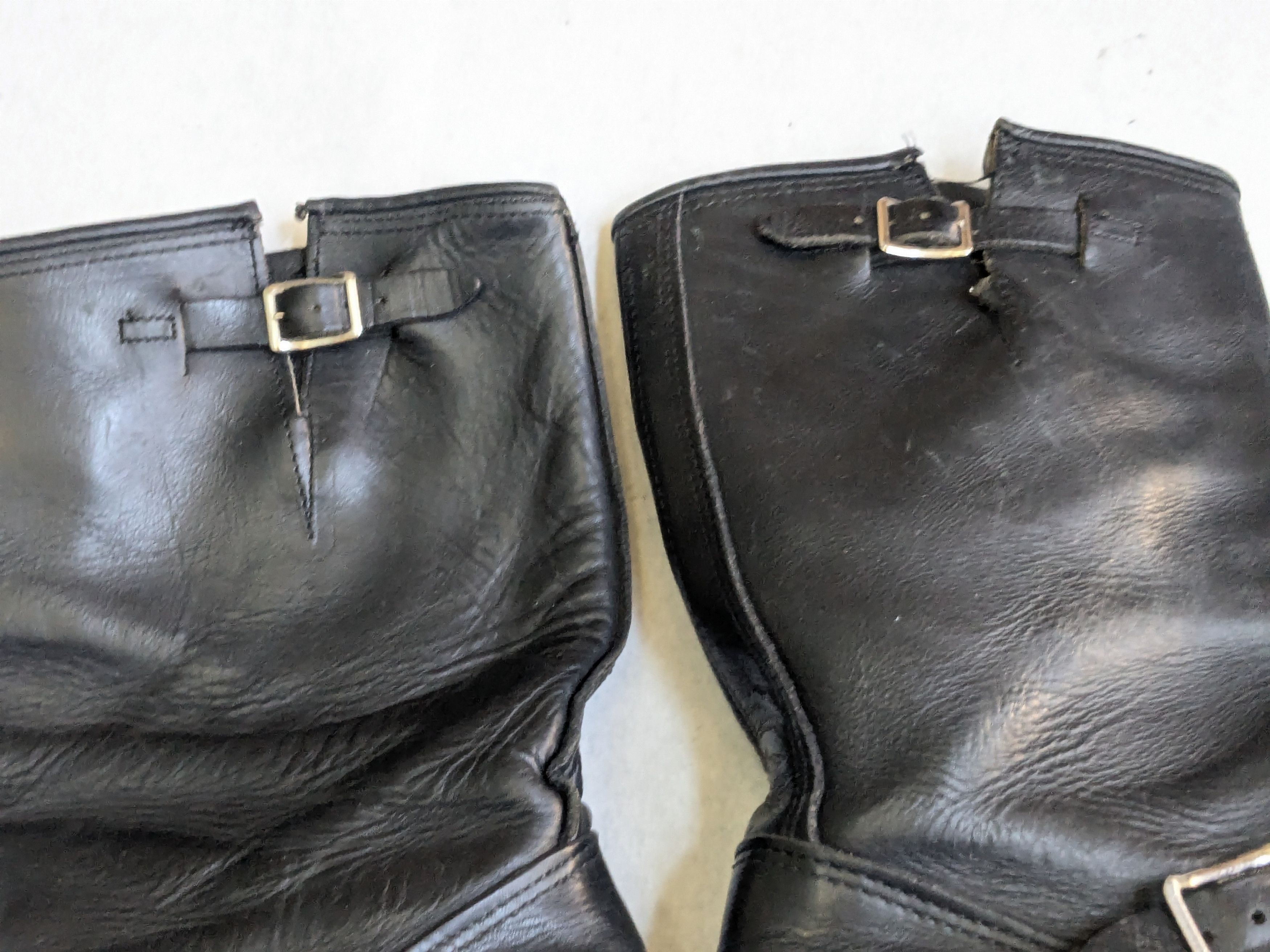 Genuine Leather Double H Engineer Boots Black Leather 12 E Wide Size US 12 / EU 45 - 6 Thumbnail