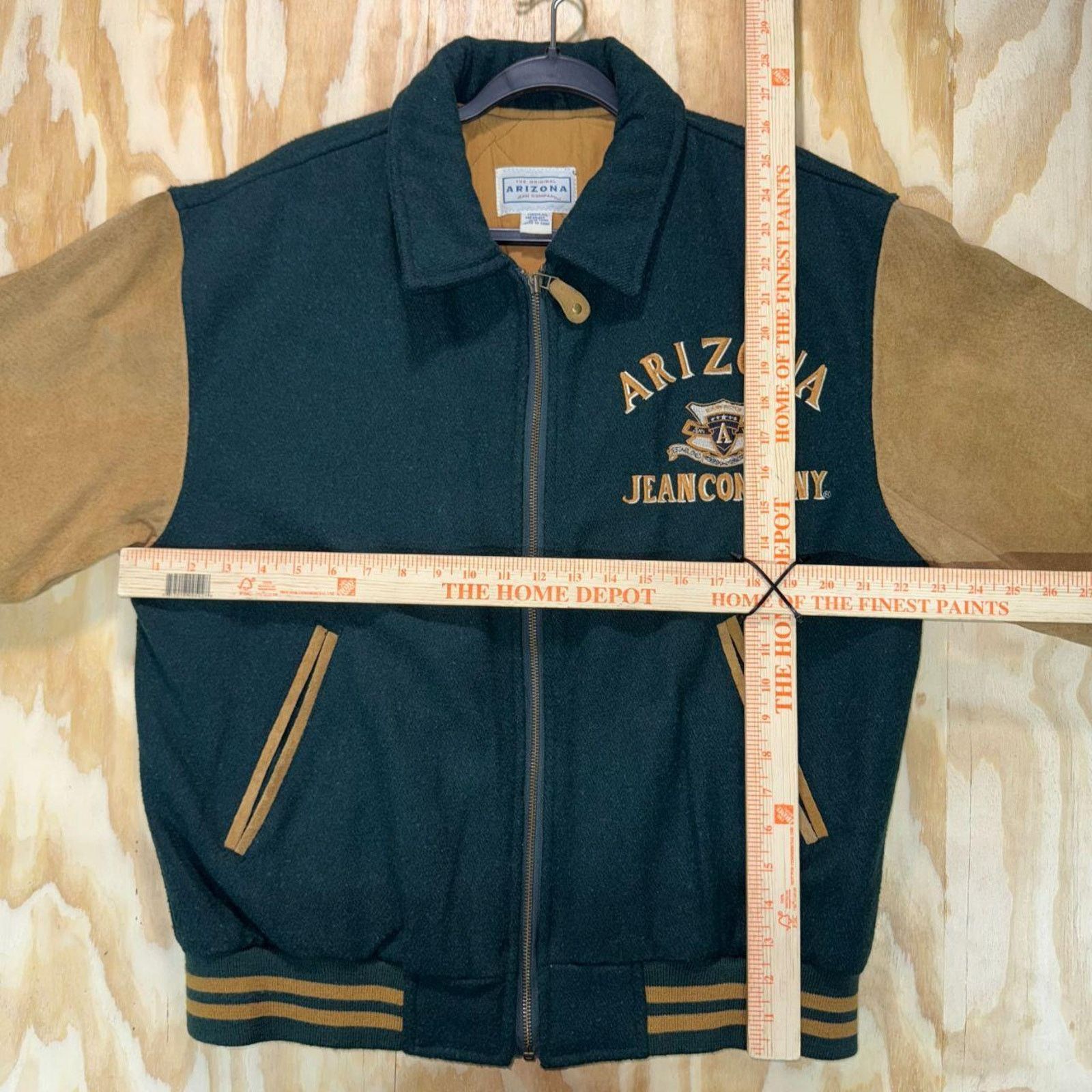 Arizona Jean Co. Vintage y2k arizona jeans 90s embroidered lettermans jacket Size US M / EU 48-50 / 2 - 4 Thumbnail