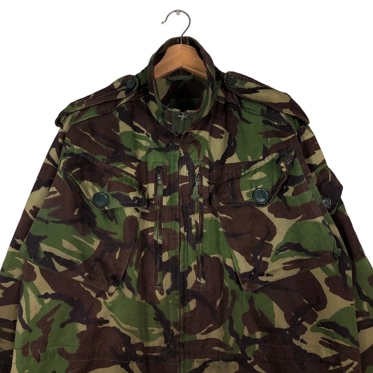 Vintage 🔥Vintage Camouflage Chore Survival Jacket Multi Pockets Size US M / EU 48-50 / 2 - 3 Thumbnail
