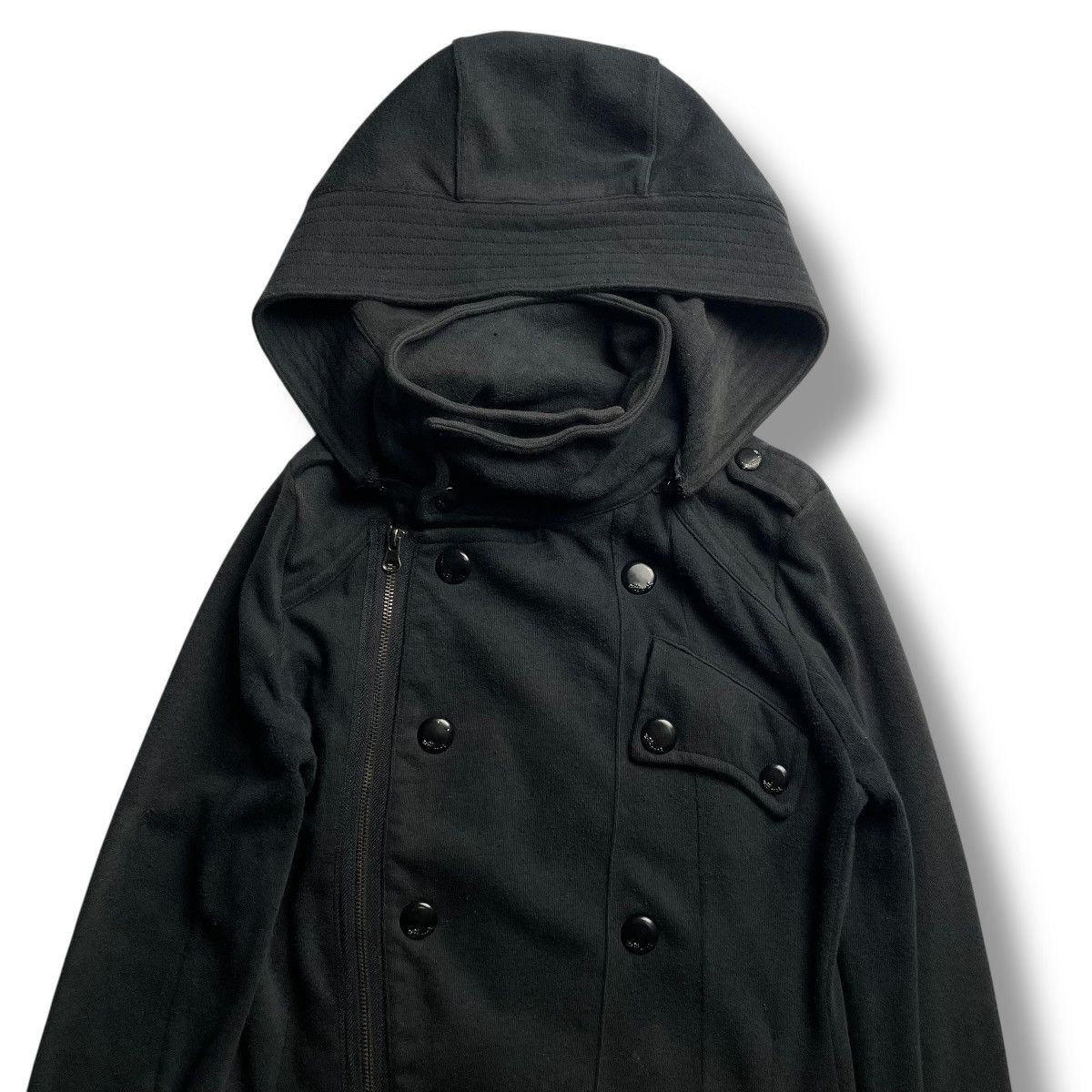 If Six Was Nine × Japanese Brand × Le Grande Bleu (L.G.B.) 🇯🇵 BARAK ASYMMETRICAL FULL ZIP HOODIE JACKET Size S / US 4 / IT 40 - 3 Thumbnail