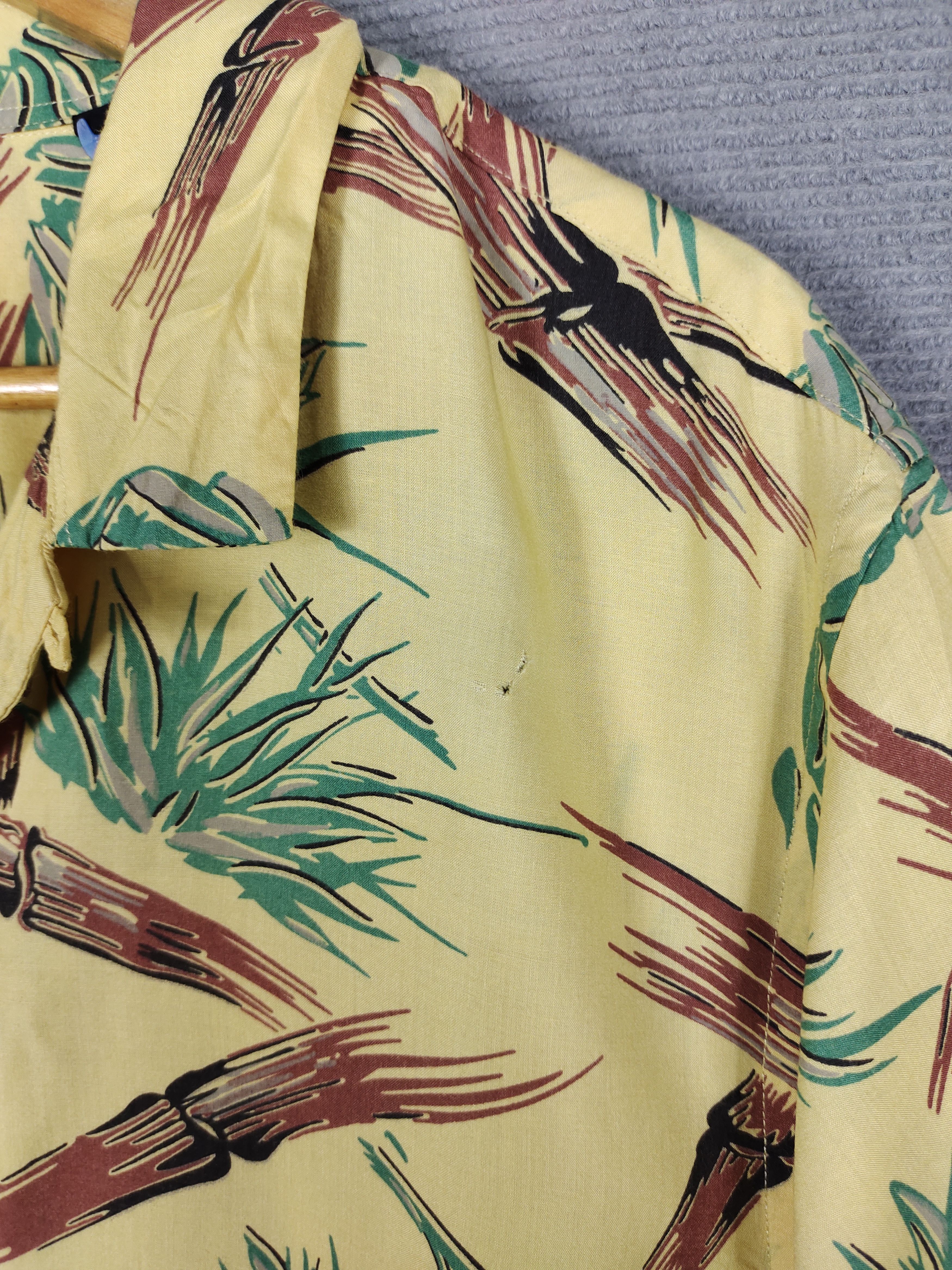 Allsaints Allsaints Rayon Bamboo Printed Hawaiian Shirt Size US L / EU 52-54 / 3 - 8 Thumbnail