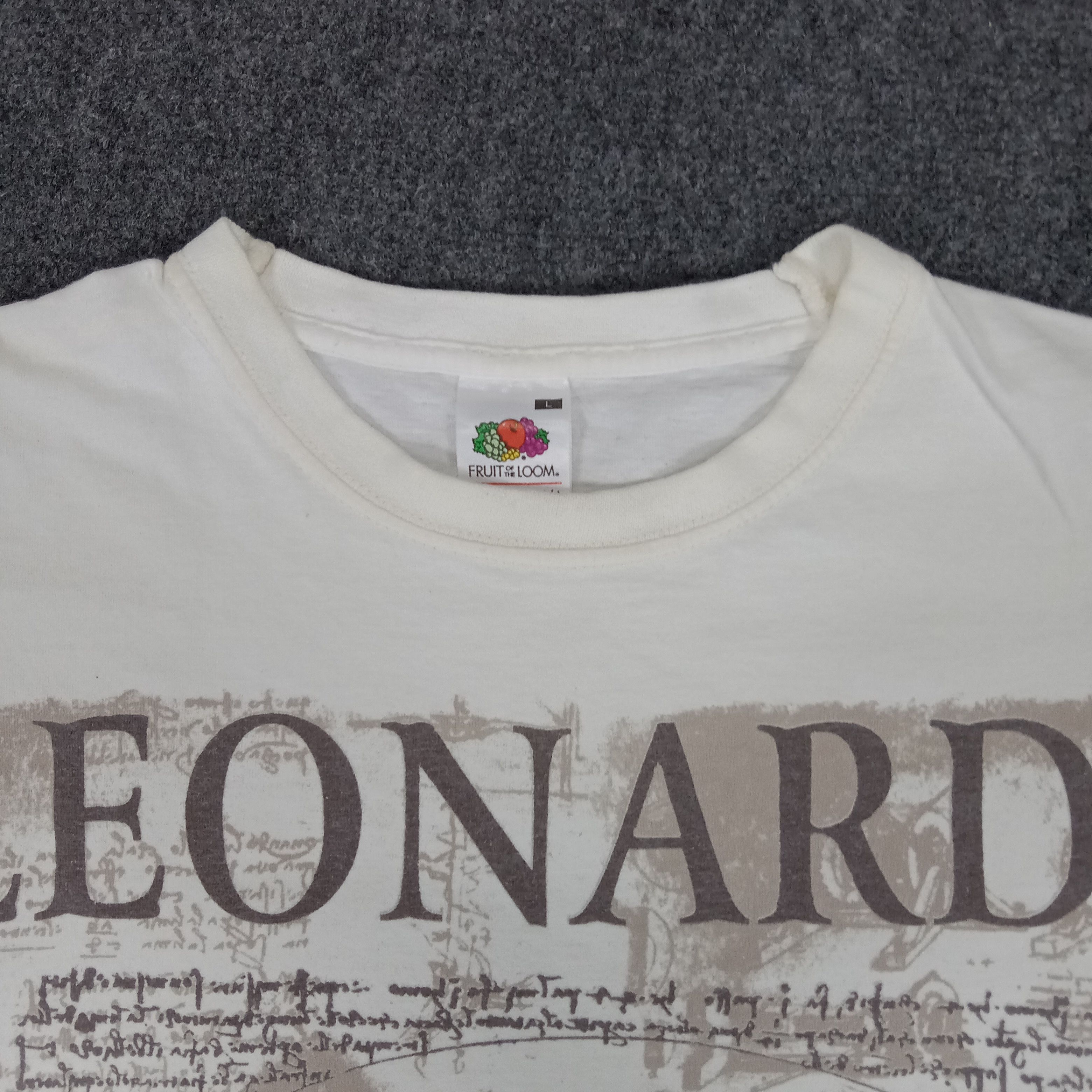 Arts & Science × Vintage Leonardo Da Vinci Italian Artist Anatomy Tshirt Size US L / EU 52-54 / 3 - 4 Thumbnail