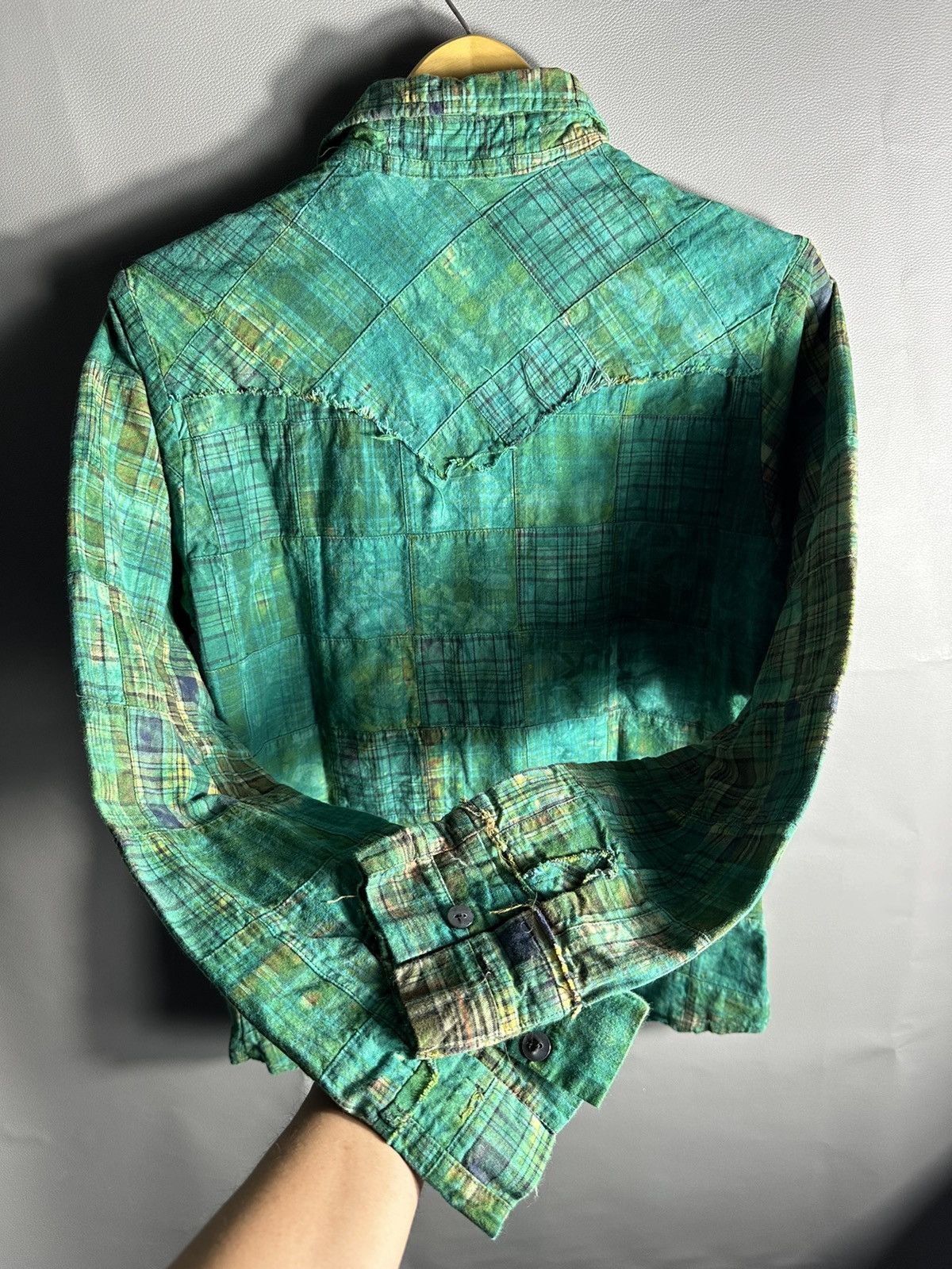 A.P.C. 90s DISTRESSED A.P.C ABSTRACT LONG SHIRT IFSIX PUNK STYLE Size US M / EU 48-50 / 2 - 10 Thumbnail