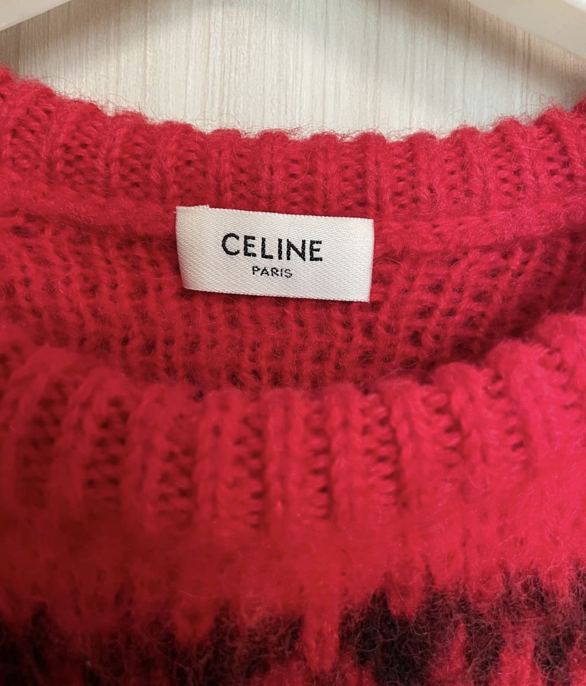 Celine Celine 21FW teen knight poem fair isle wool sweater sz XS Size US XS / EU 42 / 0 - 5 Thumbnail