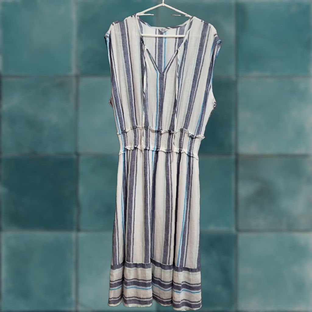 beige shoes with blue dress Sohla Mini Dress Aegean Teal Floral - Fair Trade Dresses main image 0