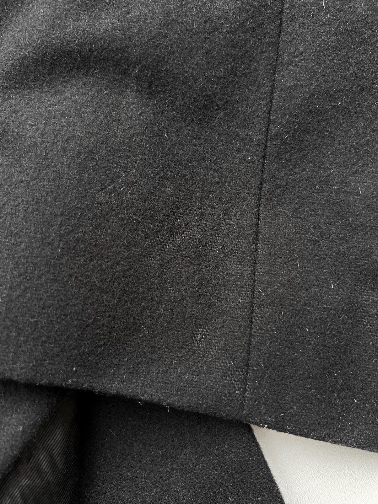 Ann Demeulemeester Ann Demeulemeester Wool Fleece Maxi Long Coat Double Belt Size S / US 4 / IT 40 - 24 Thumbnail