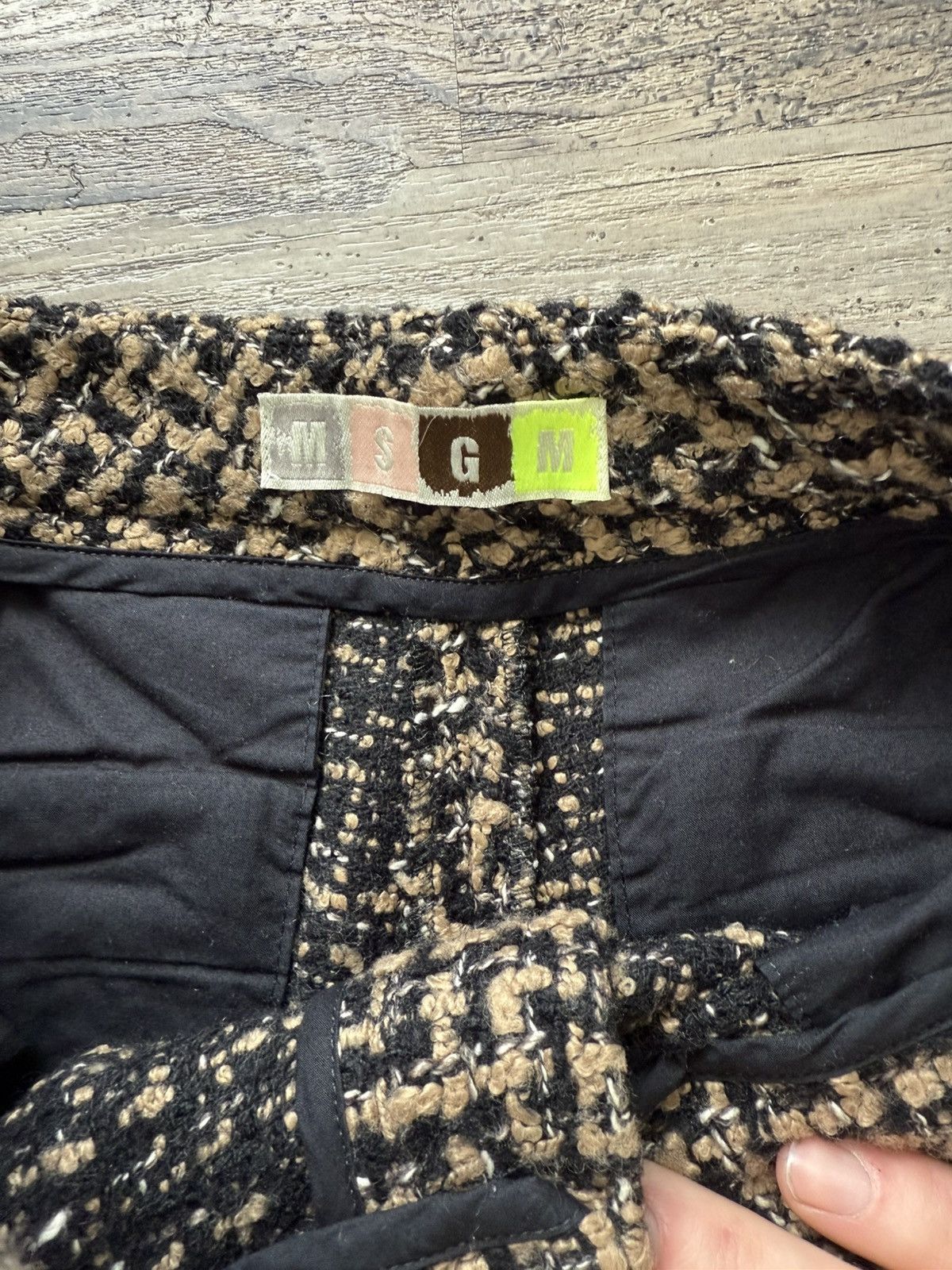MSGM MSGM Tweed Pants Size 27" / US 4 / IT 40 - 6 Thumbnail