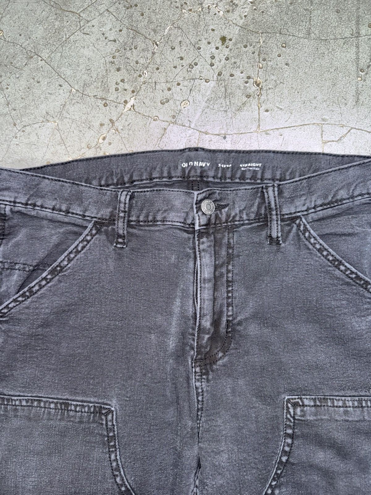 Old Navy Double Knee Vintage Style Old Navy Work Pants Size US 34 / EU 50 - 5 Thumbnail