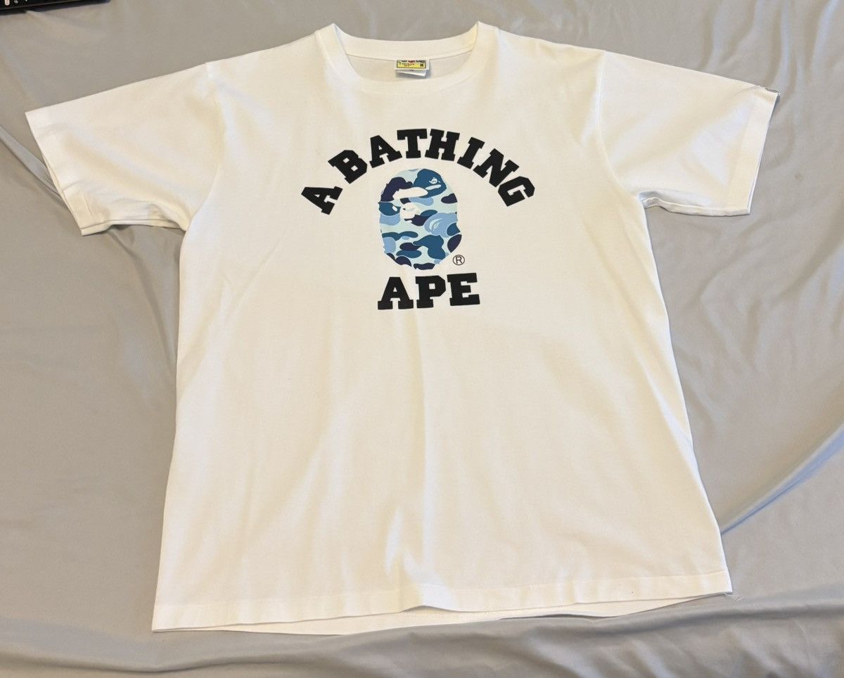 BAPE ABC Camo College T Shirt Size M