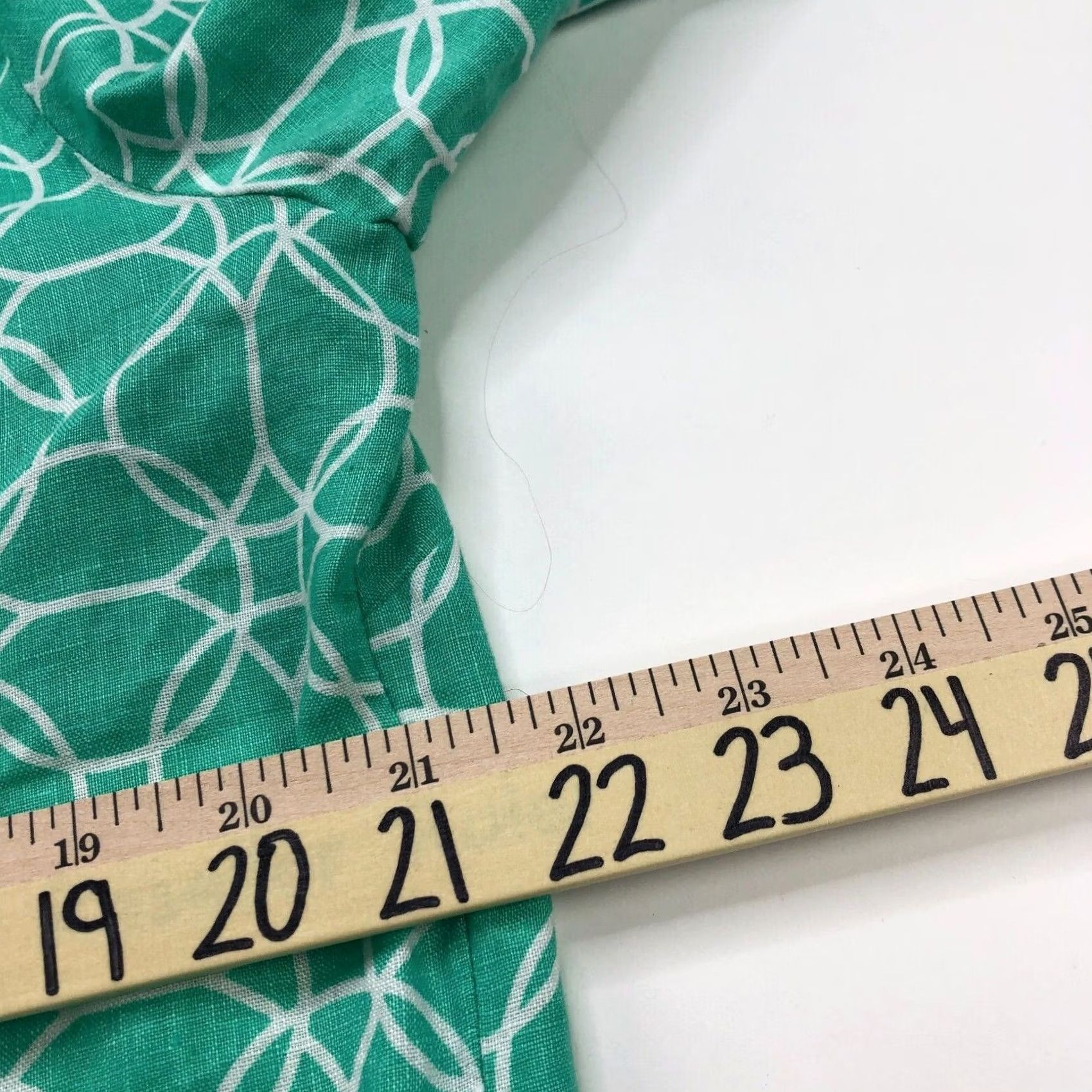 Charter Club Charter Club Green Linen Shirt Luxury Long Sleeve Gold Button 1X Size XL / US 12-14 / IT 48-50 - 6 Thumbnail