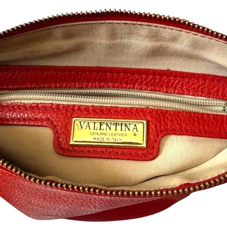 NBDN Nobrandedon Valentina Red Crossbody Leather Bag Purse Size ONE SIZE - 9 Thumbnail