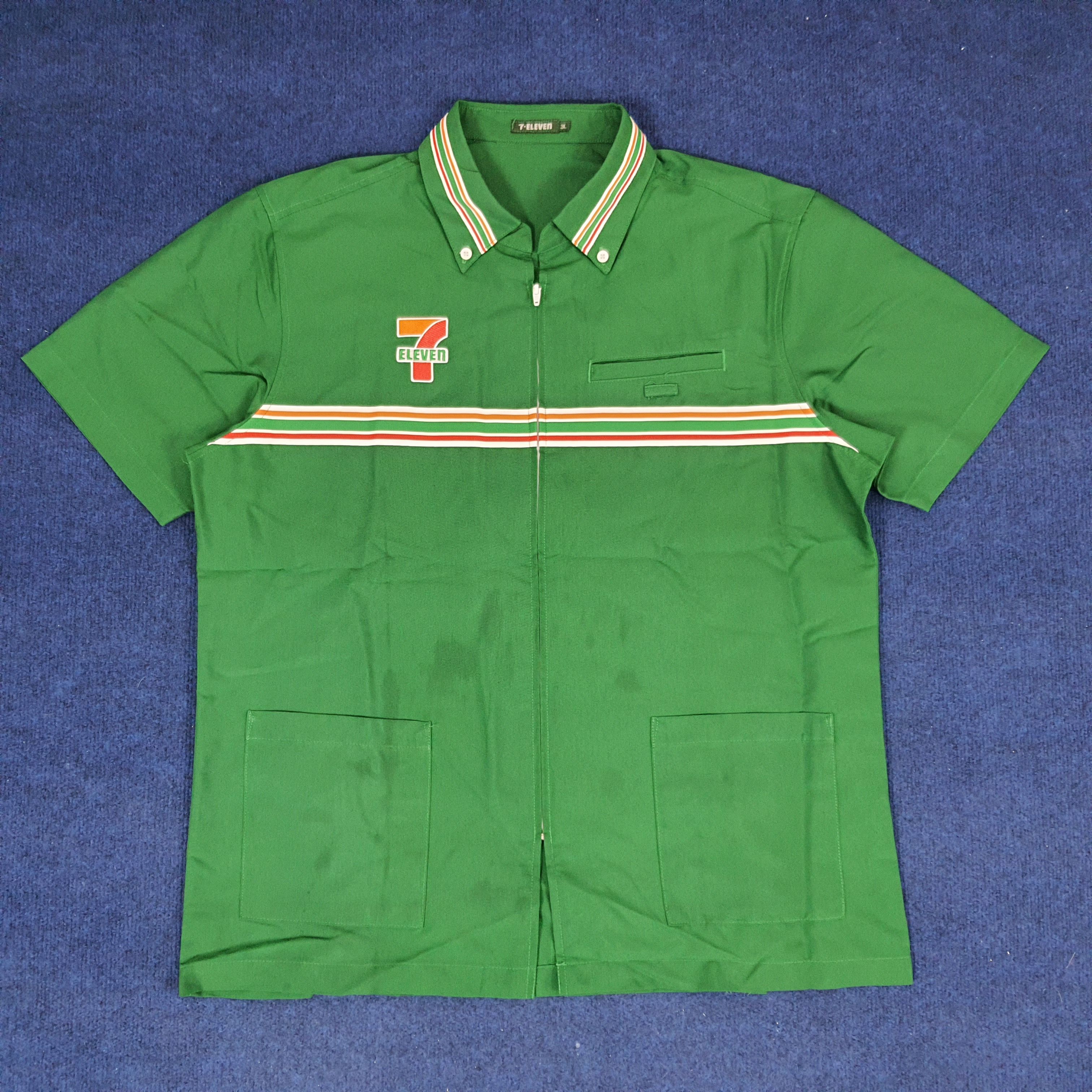Japanese Brand × Vintage Vintage 7 Eleven Staff Japan Edition Work Uniform Size US L / EU 52-54 / 3 - 1 Thumbnail
