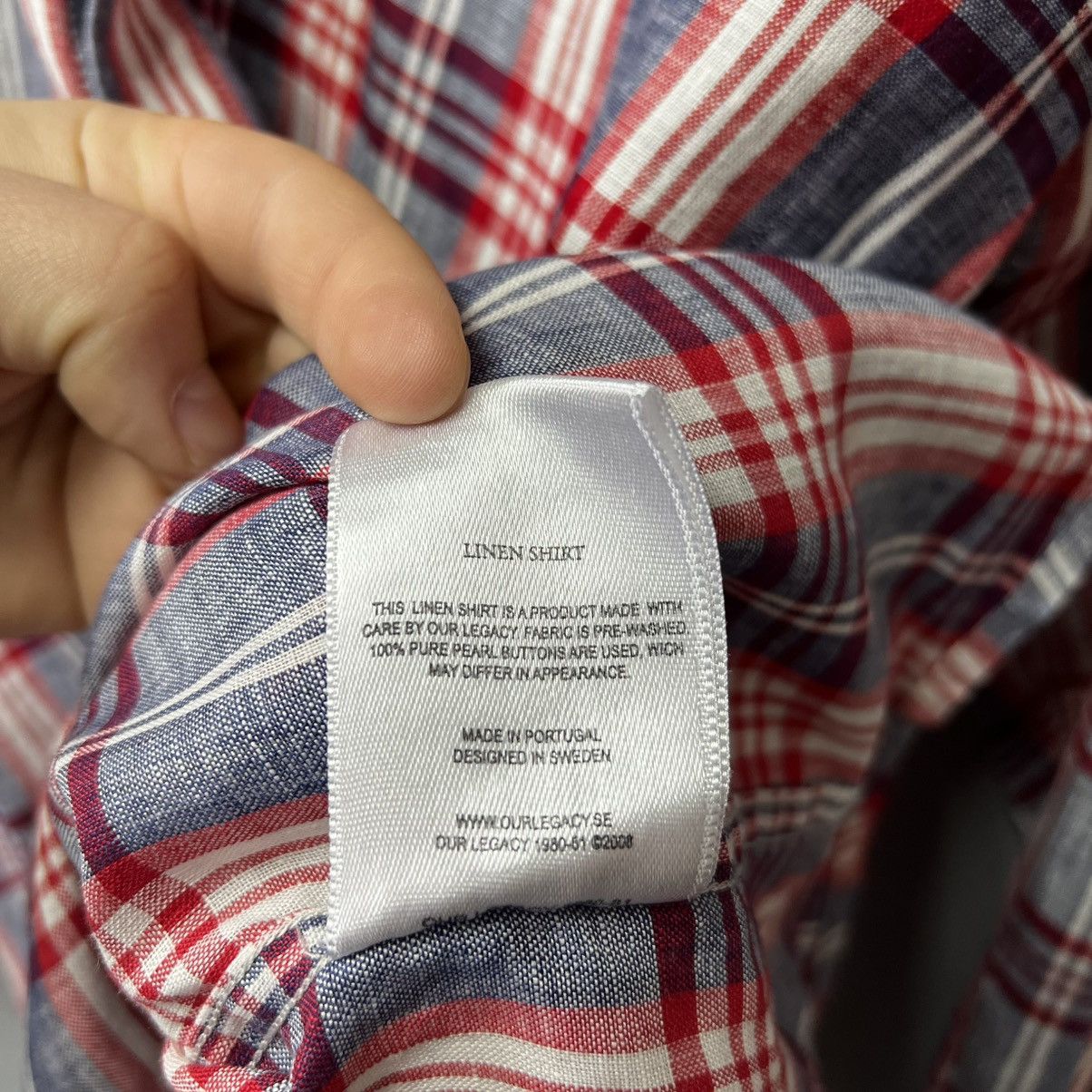 Our Legacy Our Legacy Linen Button-Up Shirt Size L Size US L / EU 52-54 / 3 - 15 Thumbnail