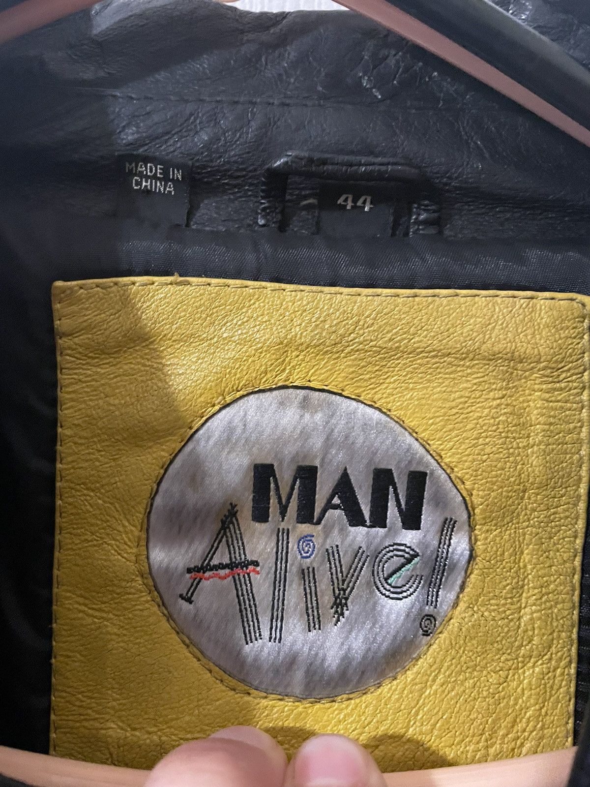 Vintage Man Alive blazer leather jacket vintage thrift pickup Size US S / EU 44-46 / 1 - 3 Thumbnail