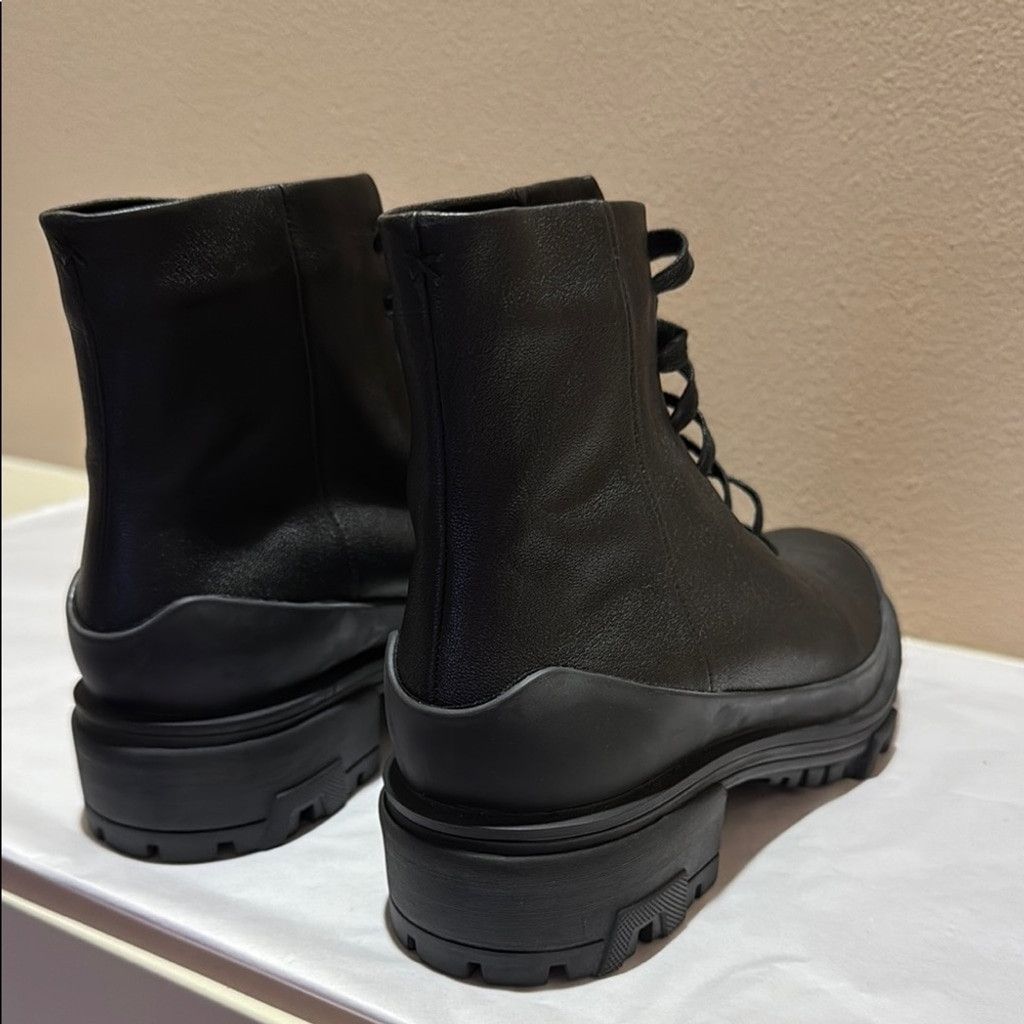 Rag & Bone NWOT Rag & Bone Black Soft Leather Combat Moto Boots Size US 8 / IT 38 - 11 Thumbnail