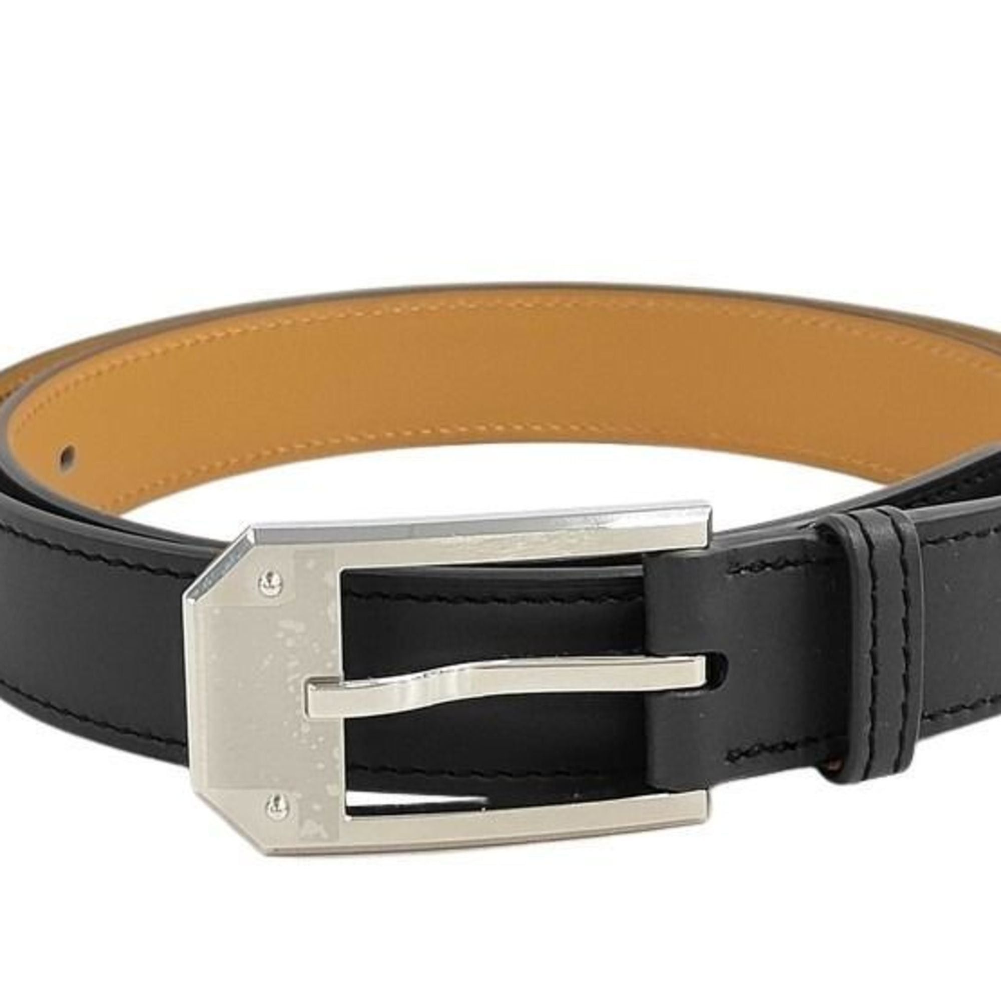 Hermes HERMES Andy 26 Belt, Blue Indigo Gold Leather, Men's & Women's Size ONE SIZE - 1 Thumbnail
