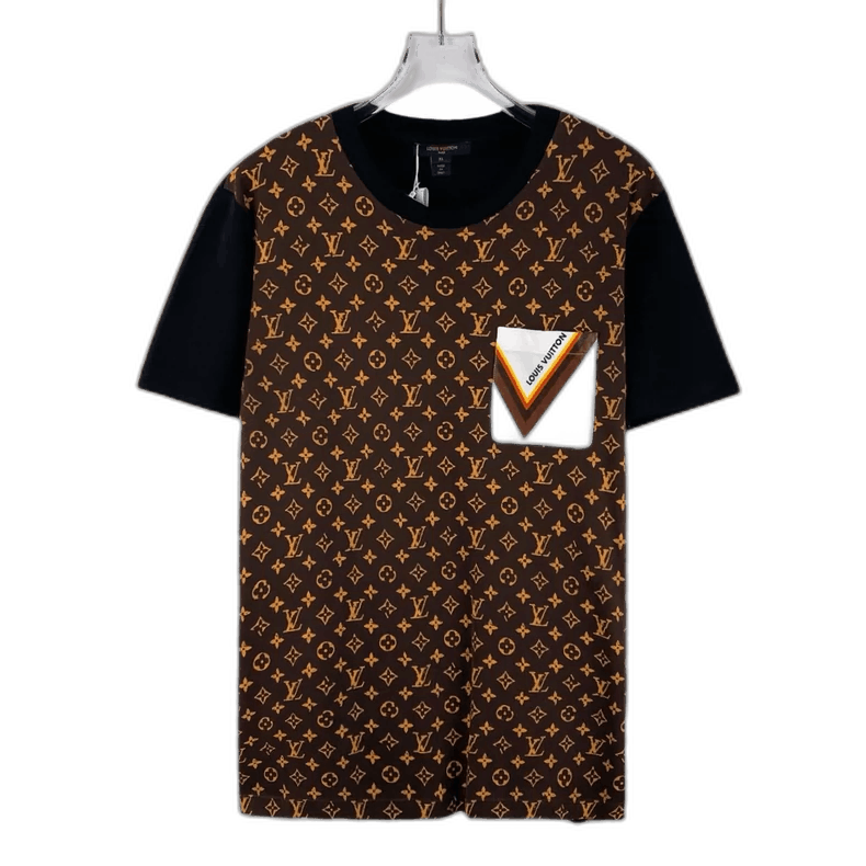 Louis Vuitton Louis Vuitton Color-Blocked Logo Cotton T-Shirt Size US XL / EU 56 / 4 - 1 Thumbnail