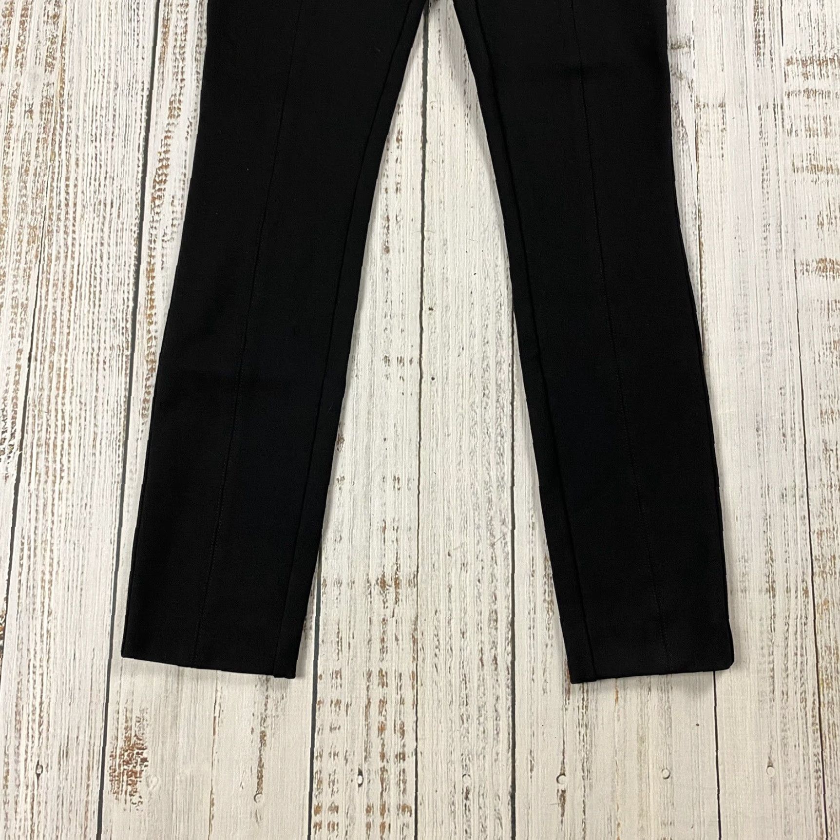 Vintage WOMENS GUESS BY MARCIANO HIGH WAISTED SUITING PANTS BLACK STRETCH 4 DRESS WORK SIDE ZIP PANTS Size 27" / US 4 / IT 40 - 3 Thumbnail