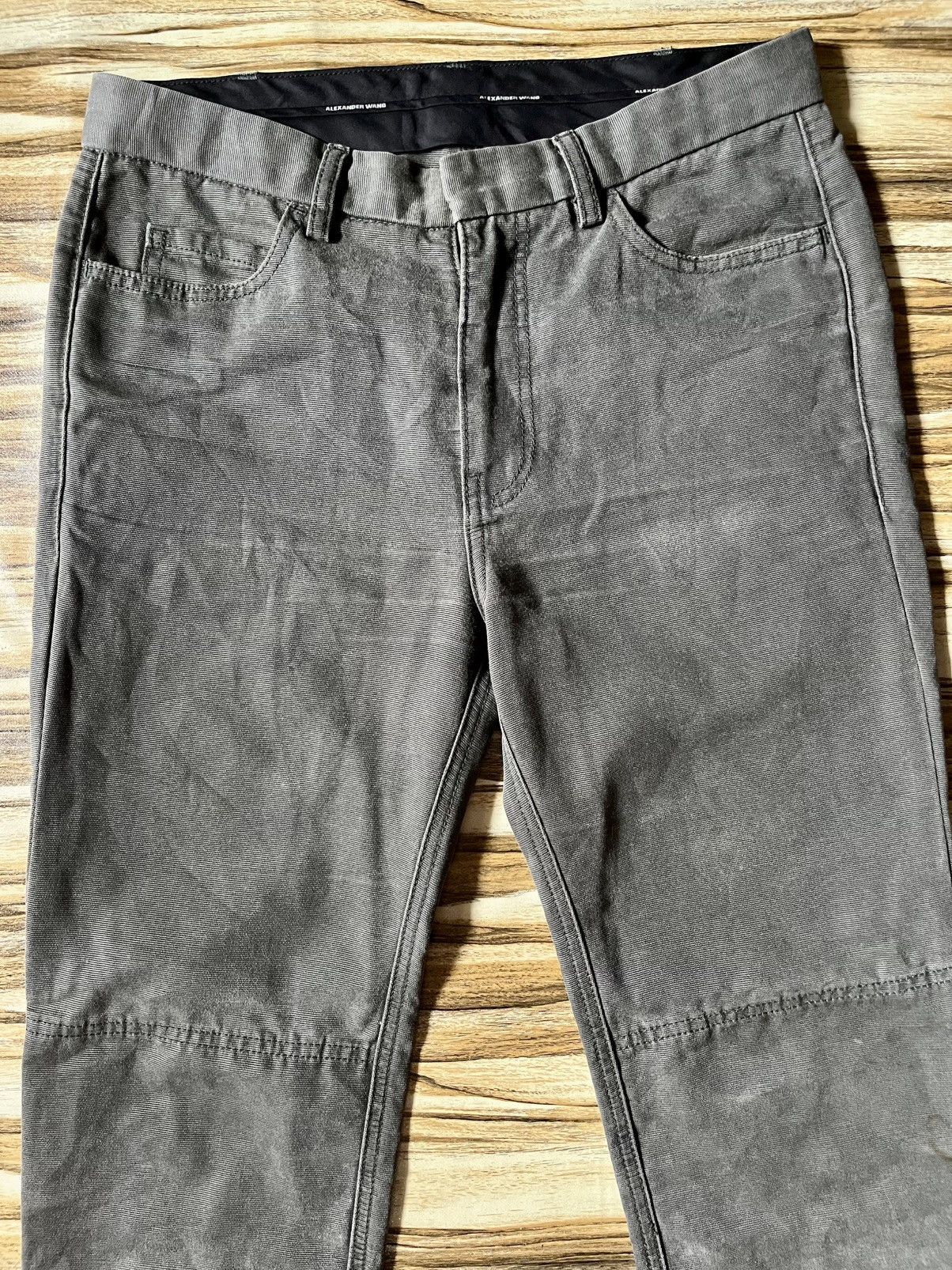 Alexander Wang Contrast Double Knee Cotton Gray and Black Size US 30 / EU 46 - 3 Thumbnail