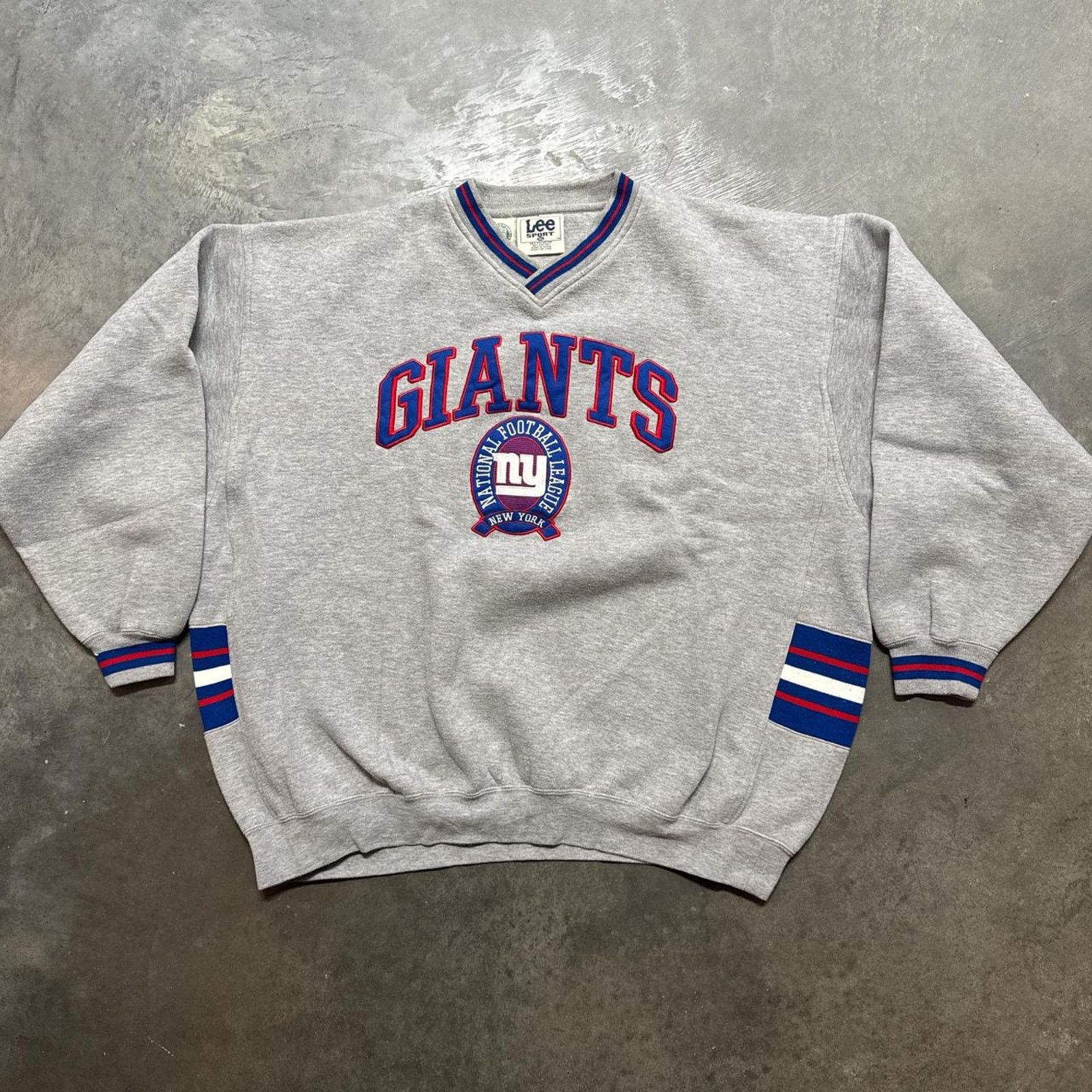 Vintage Vintage 90s New York Giants NFL Embroidered Crewneck Size US XXL / EU 58 / 5 - 1 Thumbnail