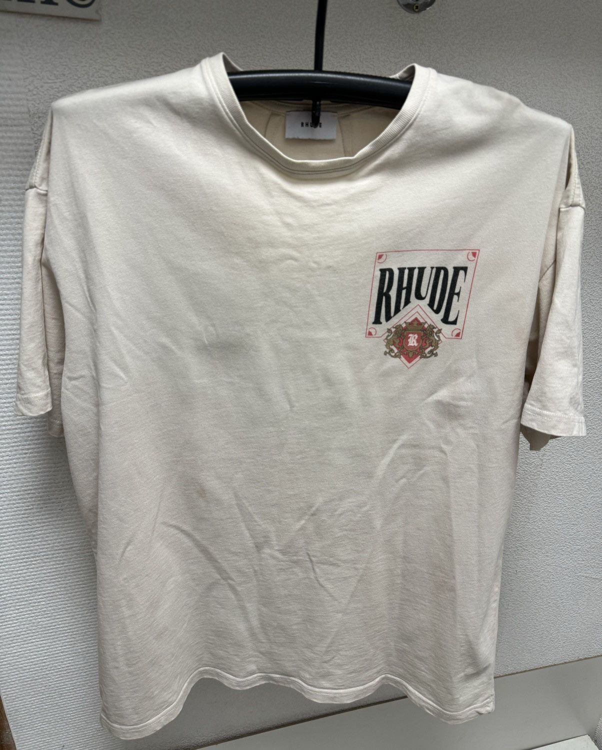 Rhude Rhude big logo t-shirt Xl sz made in usa MADEINUSA Size US XL / EU 56 / 4 - 8 Thumbnail