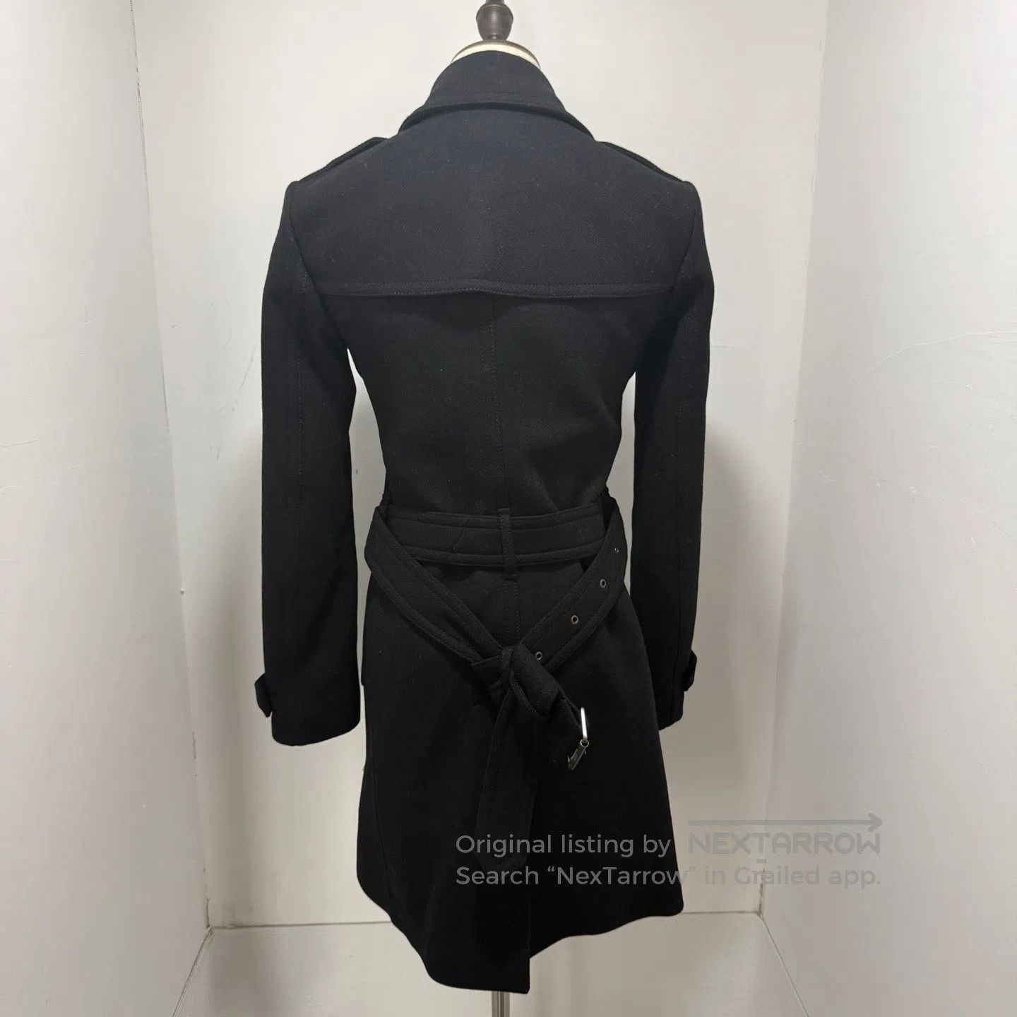 Burberry Burberry Wool Coat| Size XXS / US 00 / IT 34 - 2 Thumbnail