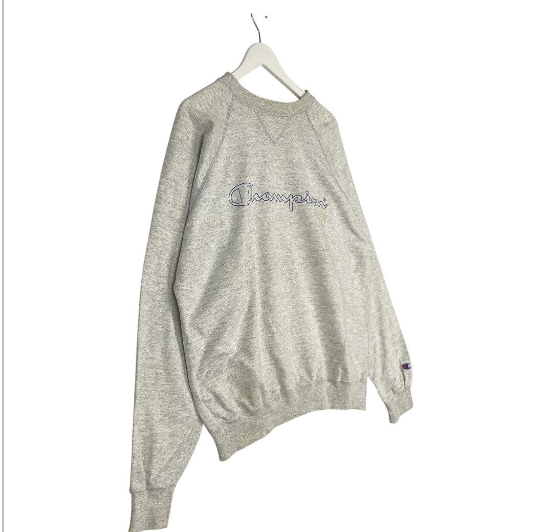 Designer × Vintage Vintage Hoodie/sweater Champion Biglogo Spellout Champion Size US L / EU 52-54 / 3 - 3 Thumbnail