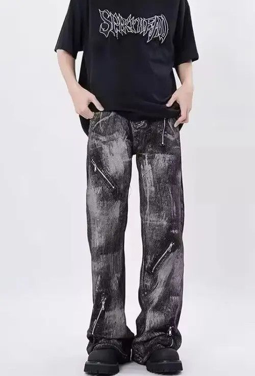 Japanese Brand Manami x Meifa Washingzip-up Design Pant Size US 28 / EU 44 - 4 Thumbnail