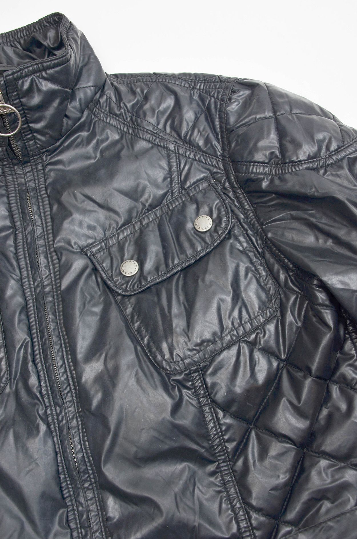 Barbour Barbour International Polarquilt Jacket Belted Black - 12 Size XL / US 12-14 / IT 48-50 - 8 Thumbnail