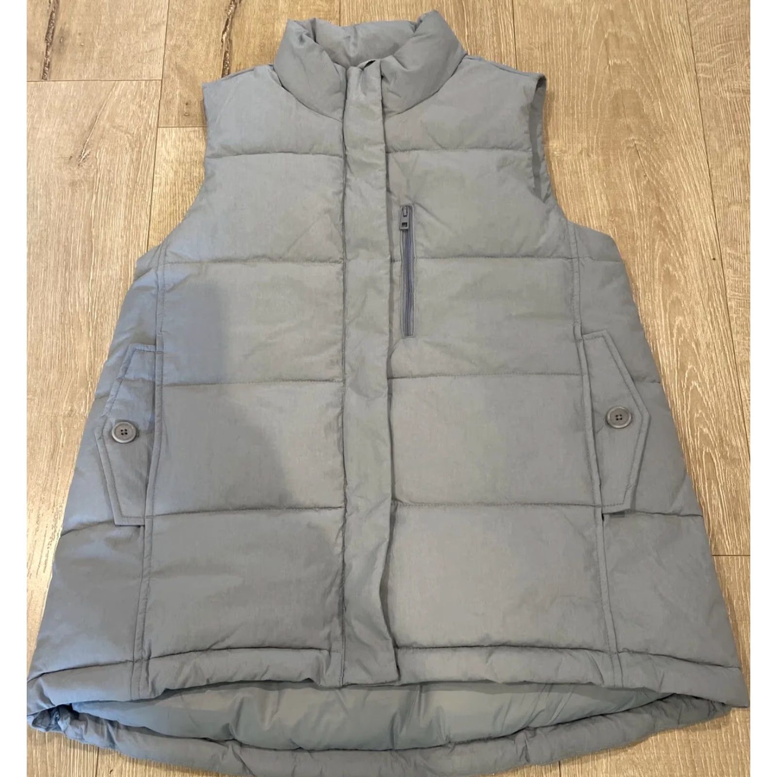 Madewell Madewell Zip-Up Puff Puffer Vest Size XXS Blue New NWT NH848 BLUE Size XXS / US 00 / IT 34 - 4 Thumbnail