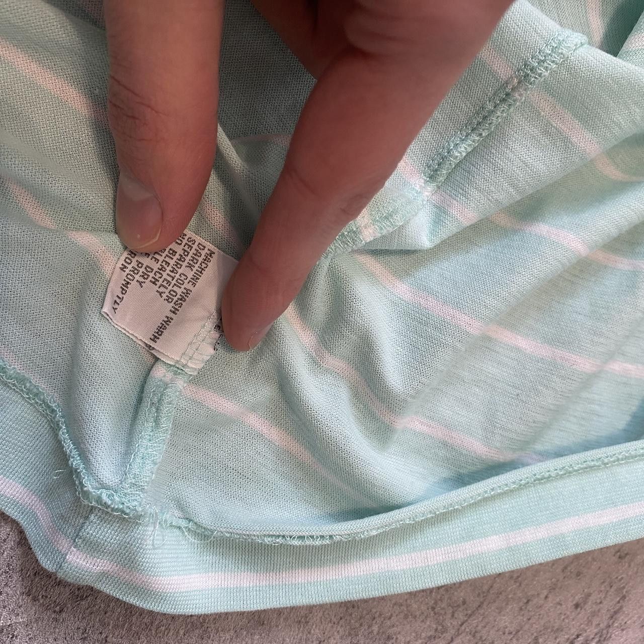 Christian Dior Monsieur Christian Dior Pale blue striped short sleeve polo shirt Size US L / EU 52-54 / 3 - 5 Thumbnail