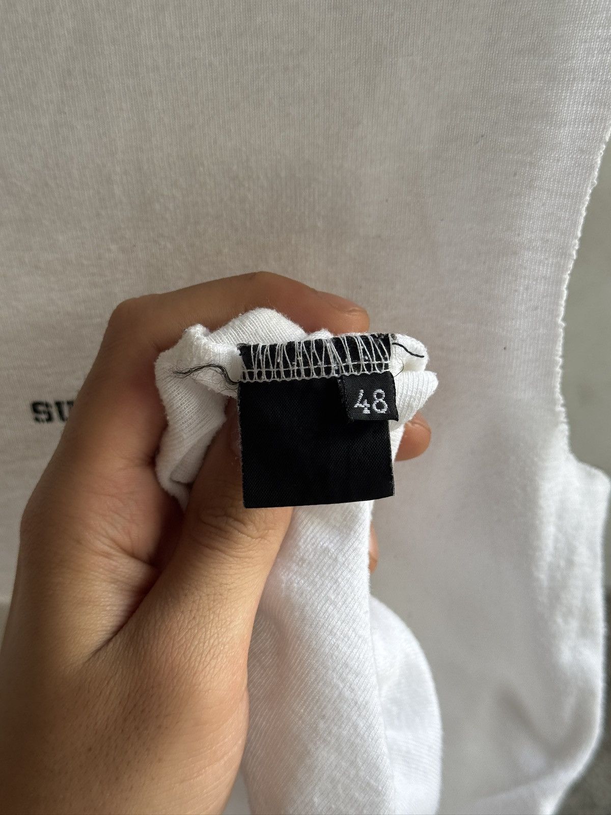 Raf Simons Raf Simons S/S 2000 “sum cumma laude” tank top Size US M / EU 48-50 / 2 - 8 Thumbnail
