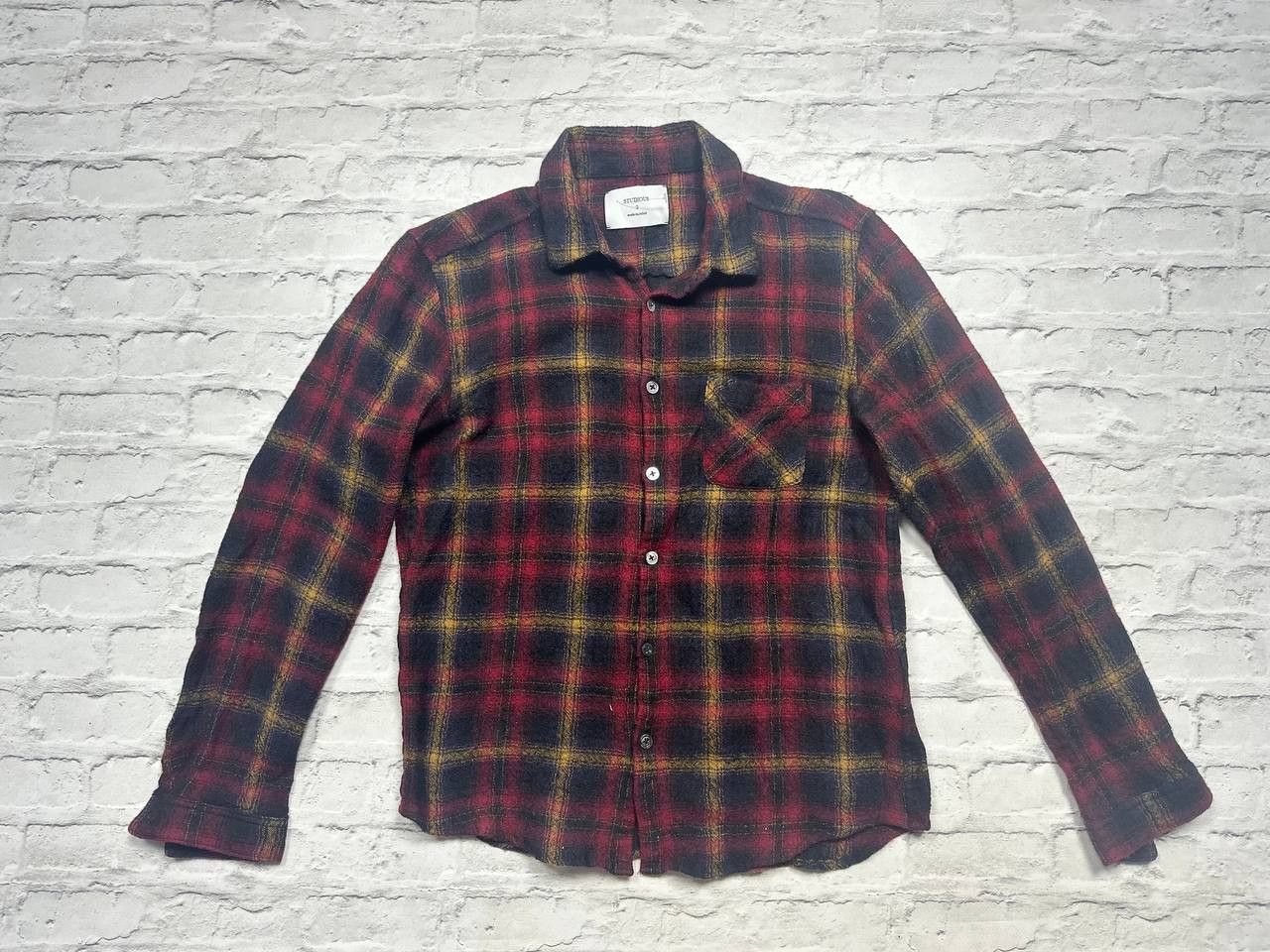 Japanese Brand × STUDIOUS Studious Japan Mens Shirt Wool Size US S / EU 44-46 / 1 - 1 Thumbnail